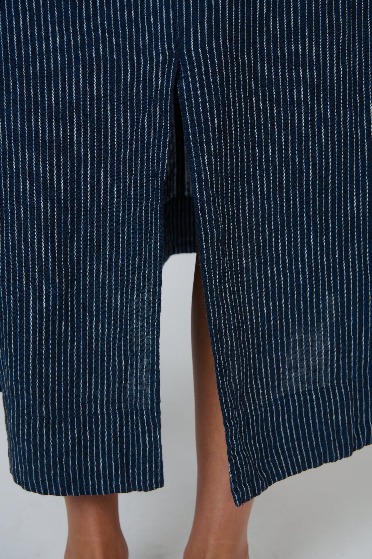 GA709 Linen Skirt Streamlined - Naturals