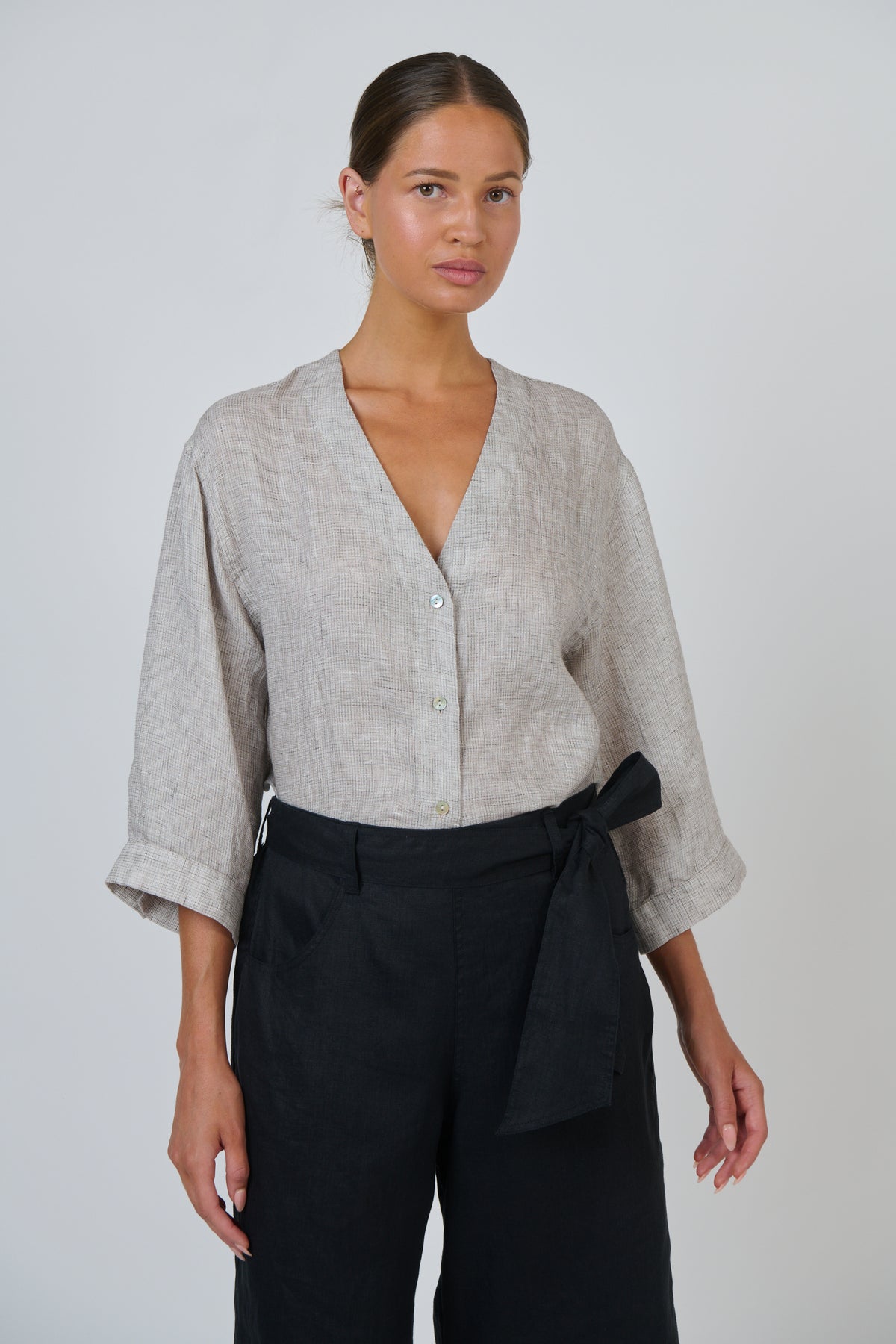 GA717 Linen Top Chai- Naturals