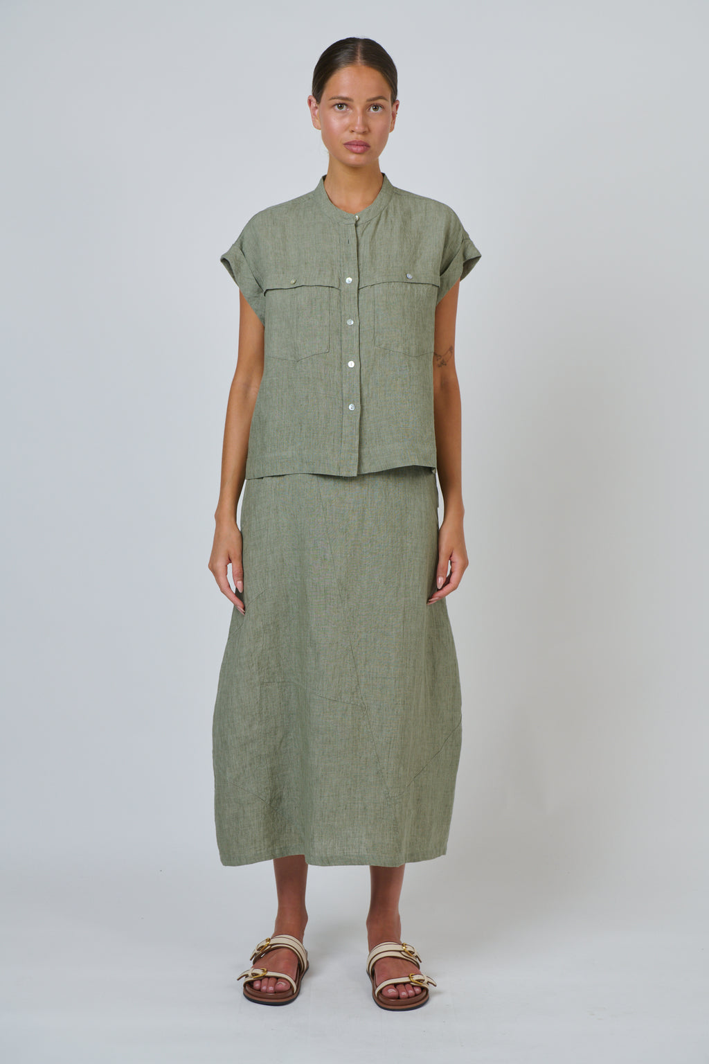 GA734 Linen Top Artichoke - Naturals