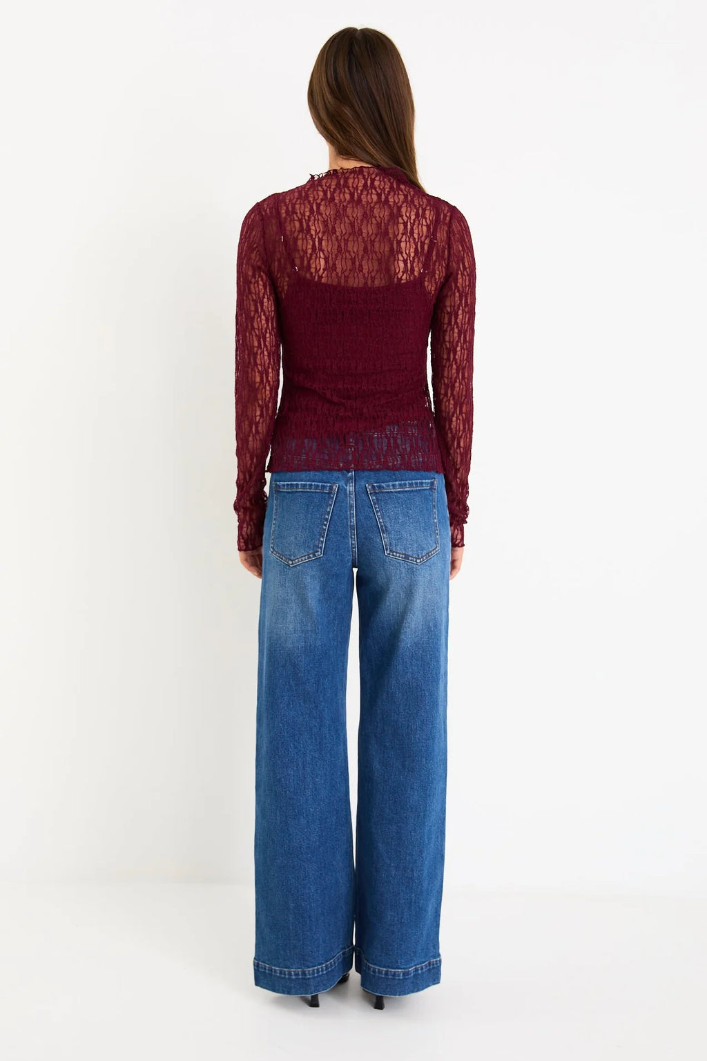 Giving Lace Long Sleeve Top