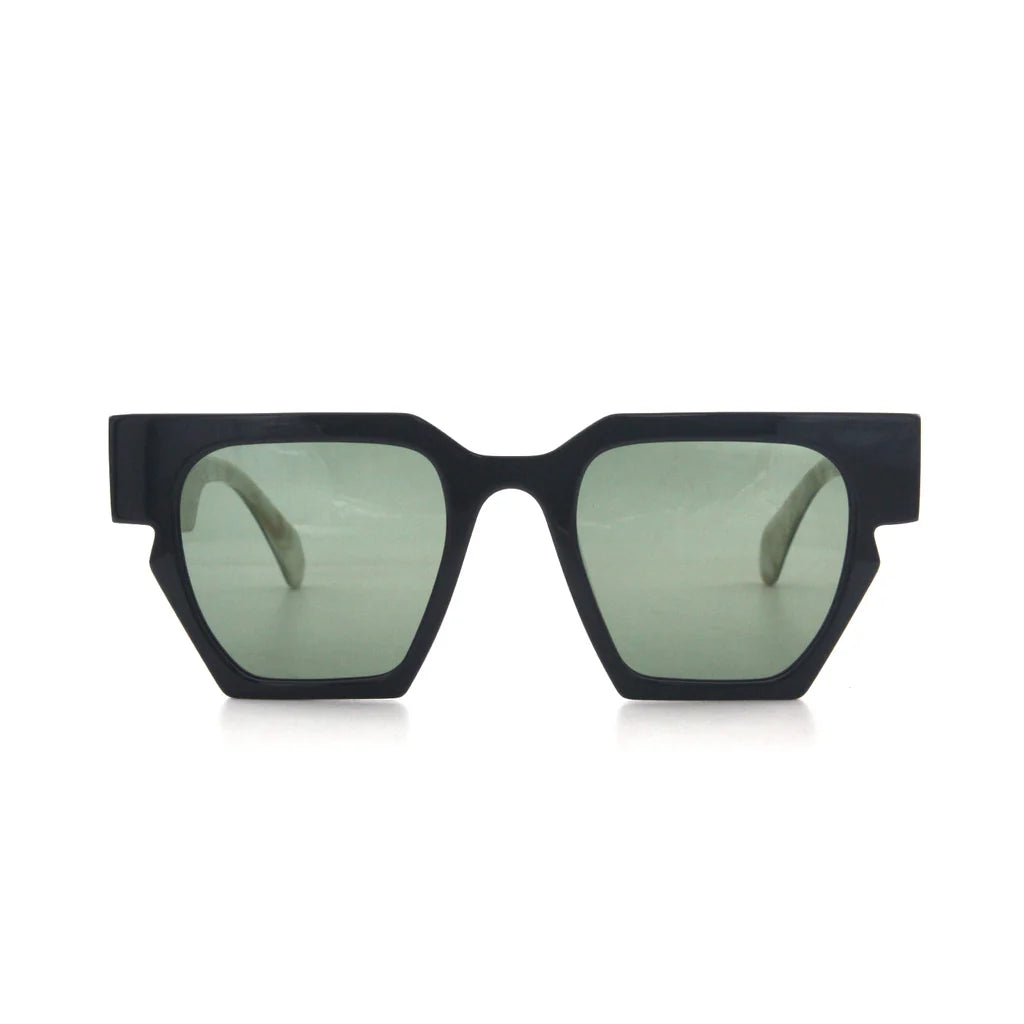 Homage Black with Green AGE Eyeware