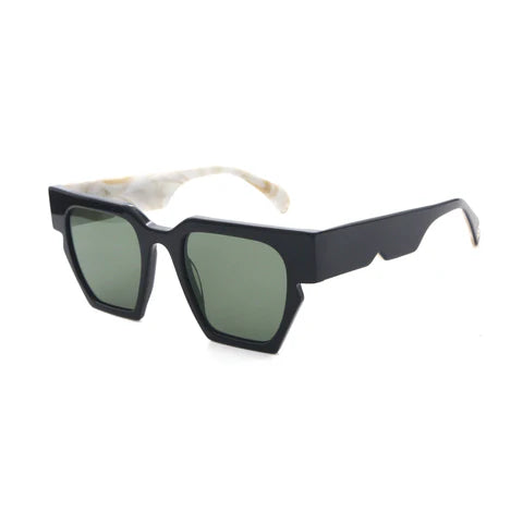 Homage Black with Green AGE Eyeware