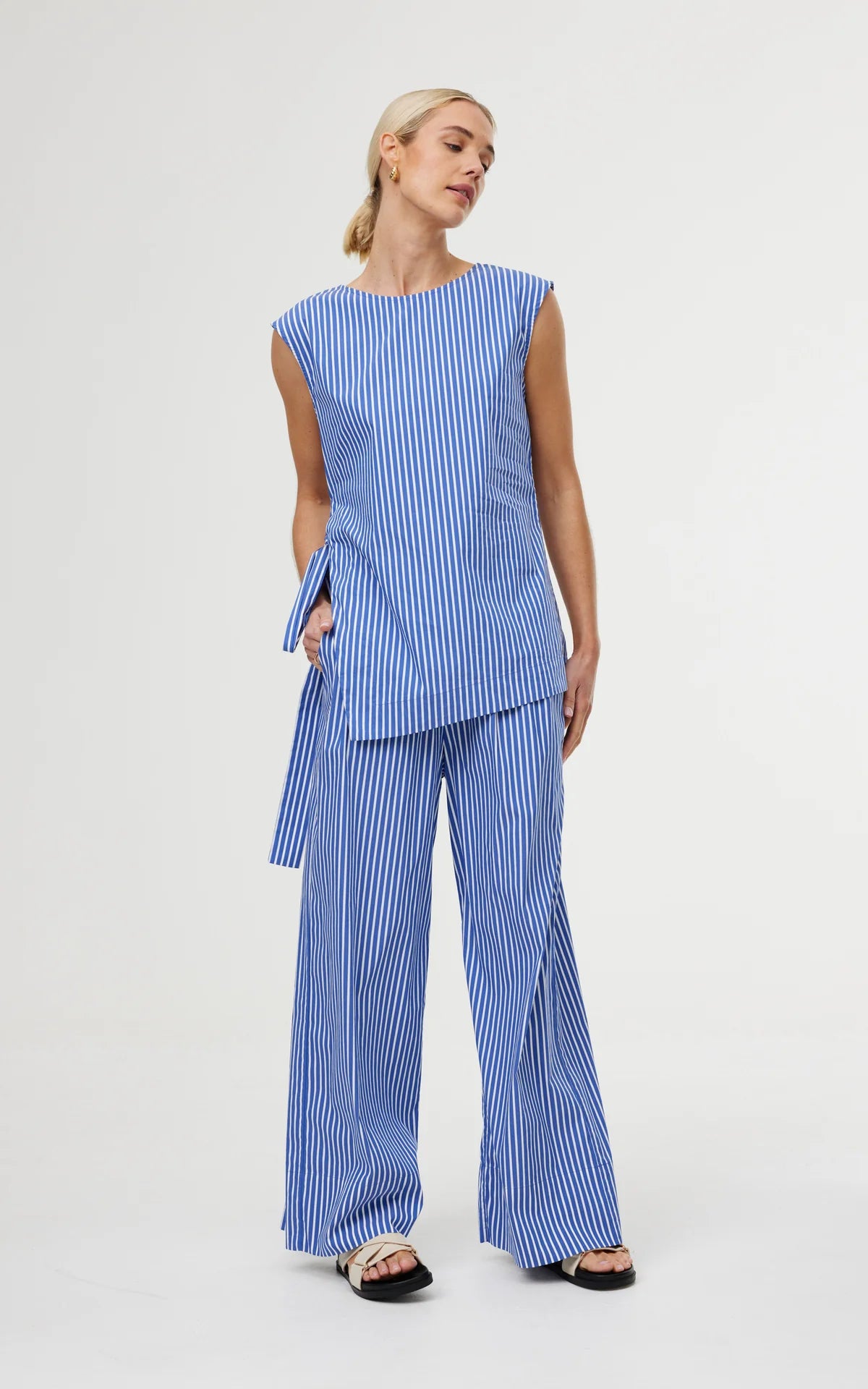 Hampton Pant in Riviera Stripe