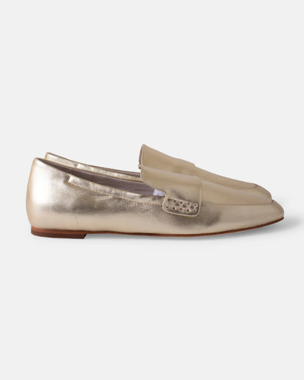 Dutch Leather Loafer in Copper