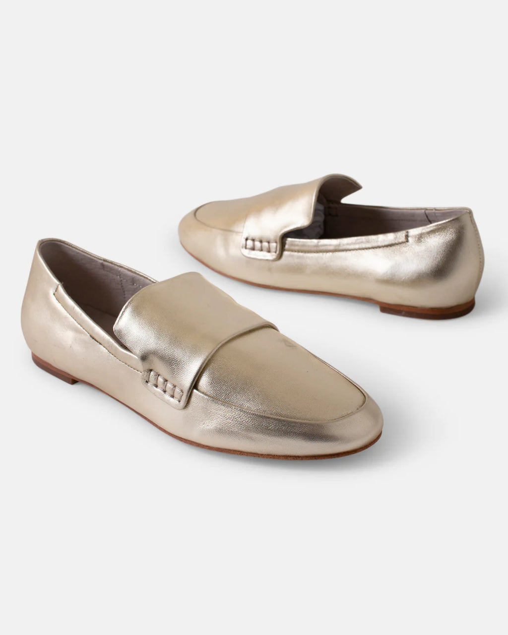 Dutch Leather Loafer in Copper
