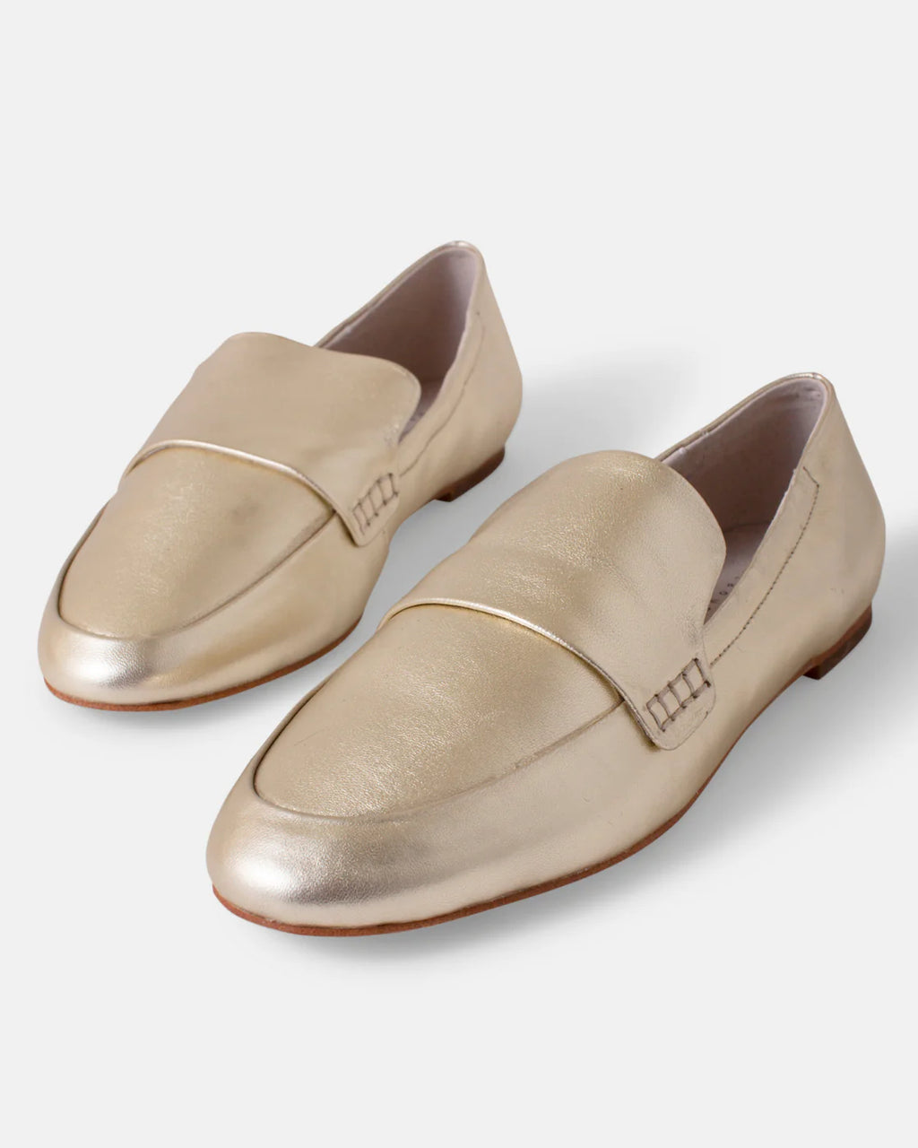 Dutch Leather Loafer in Copper