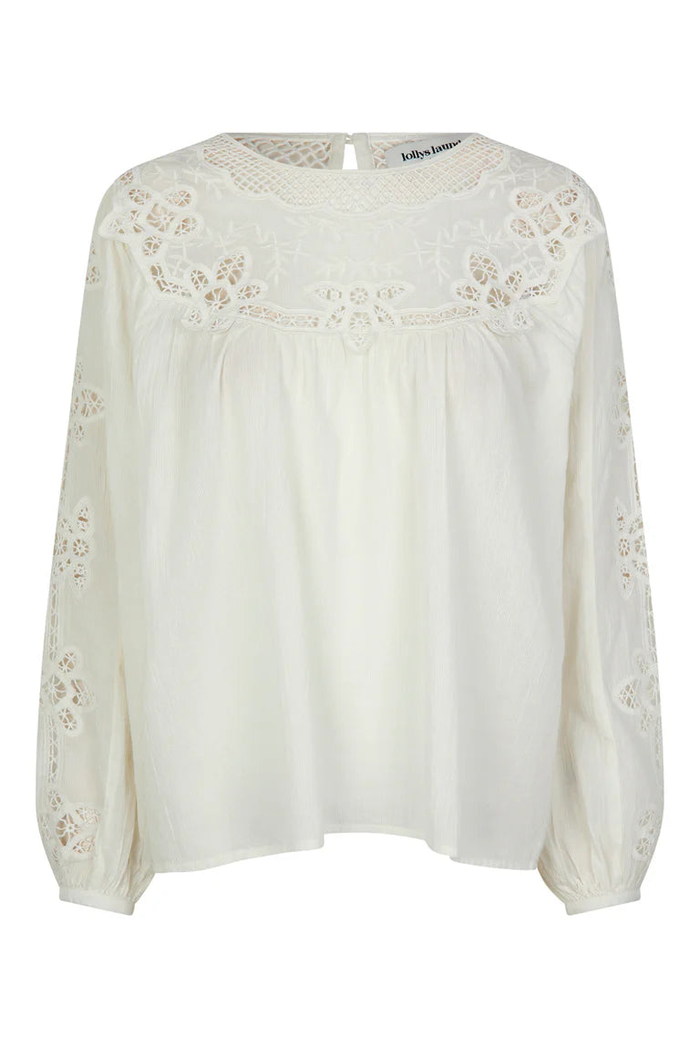 May Blouse in Creme