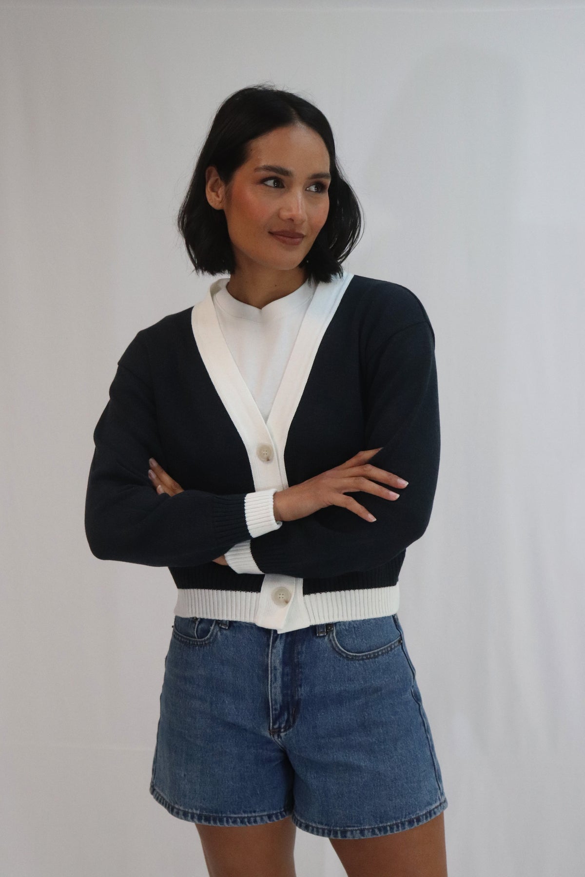 Contrast Cardi - TATĀNO