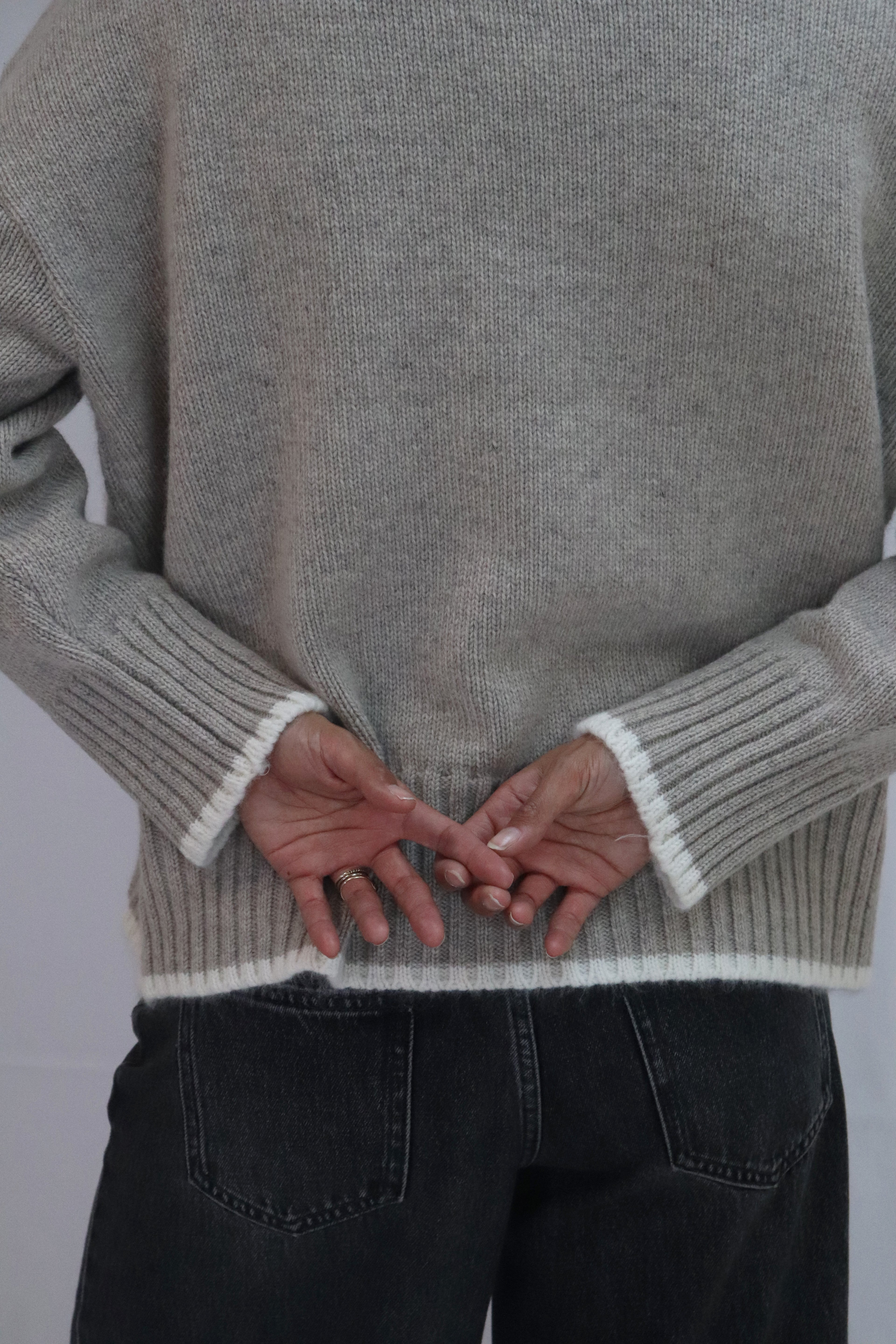Dipped Henri Knit.  Tātano