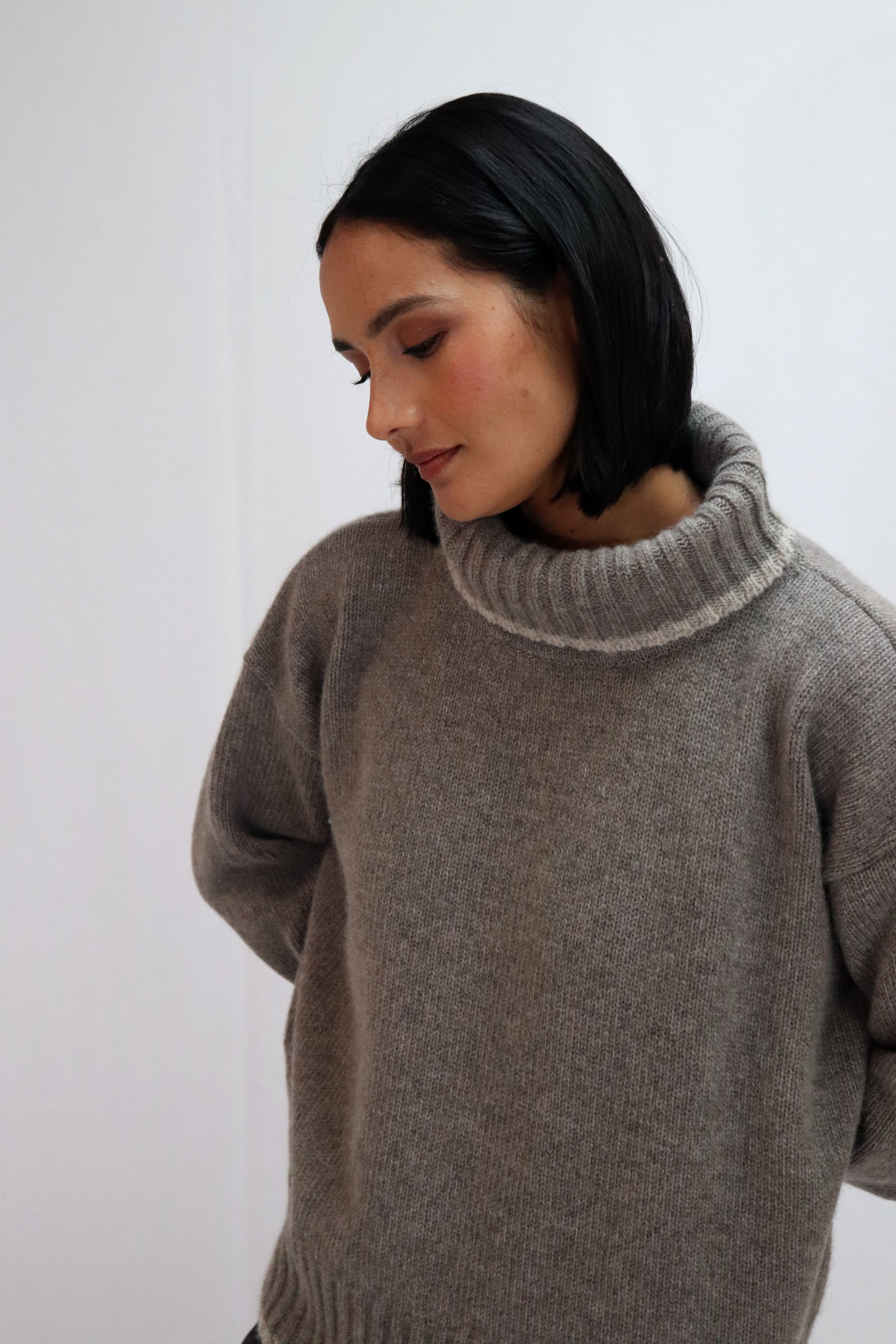 Dipped Henri Knit.  Tātano