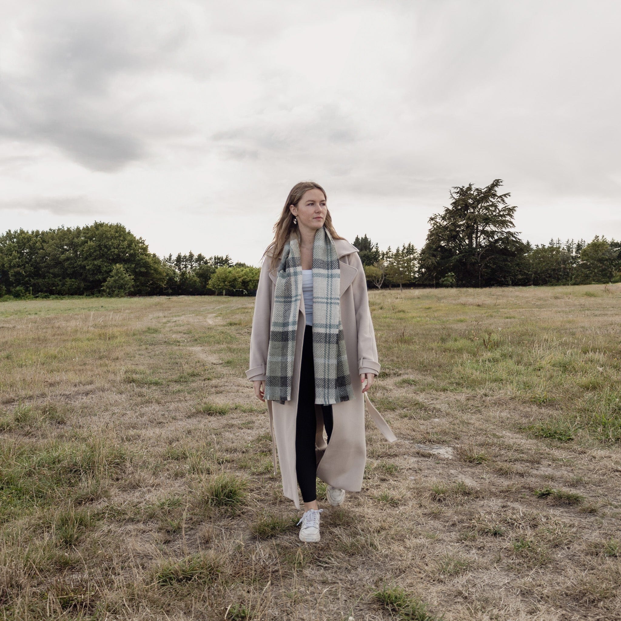 Lochcarron Gordan dress taupe