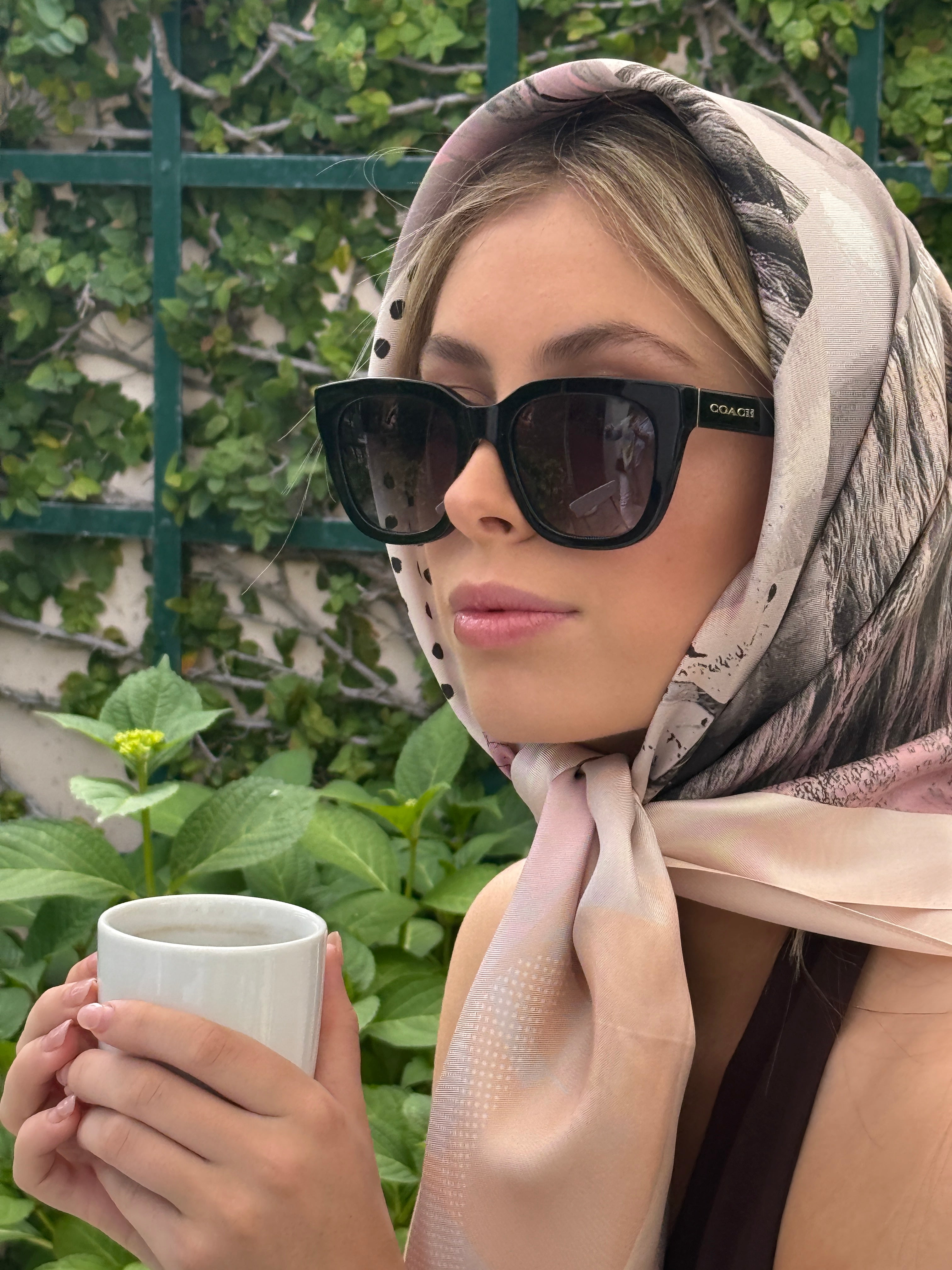 DH x JOEL HART THE FORM SILK SCARF