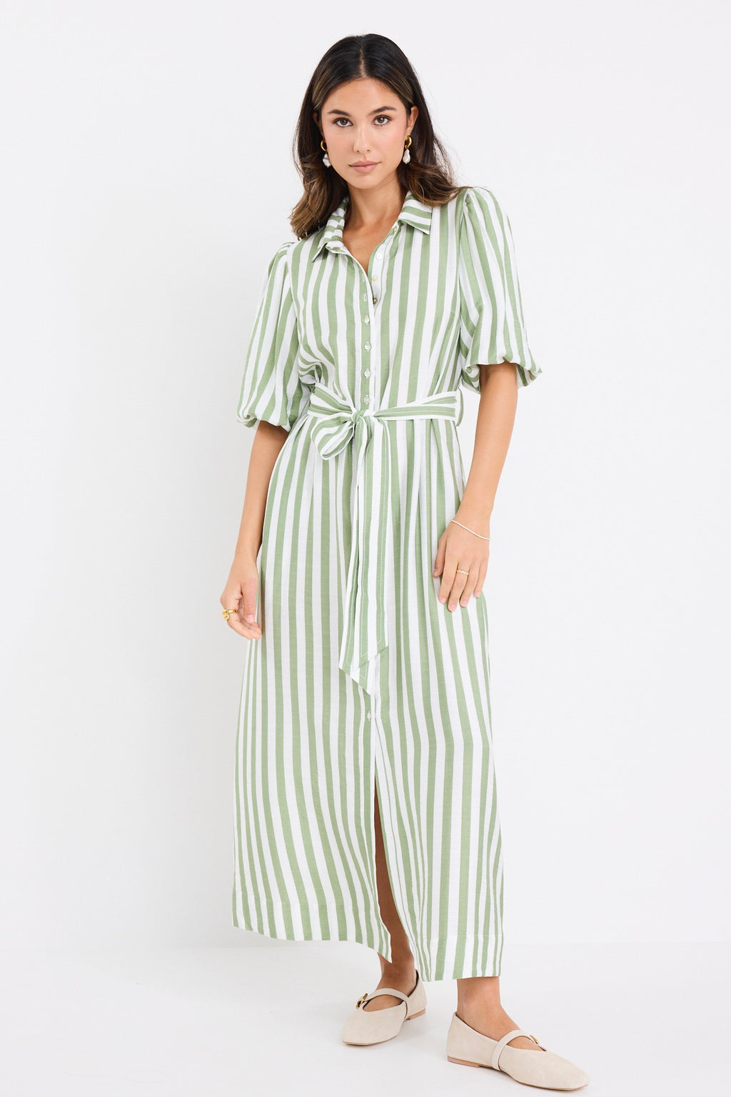kindred Moss shirt Dress