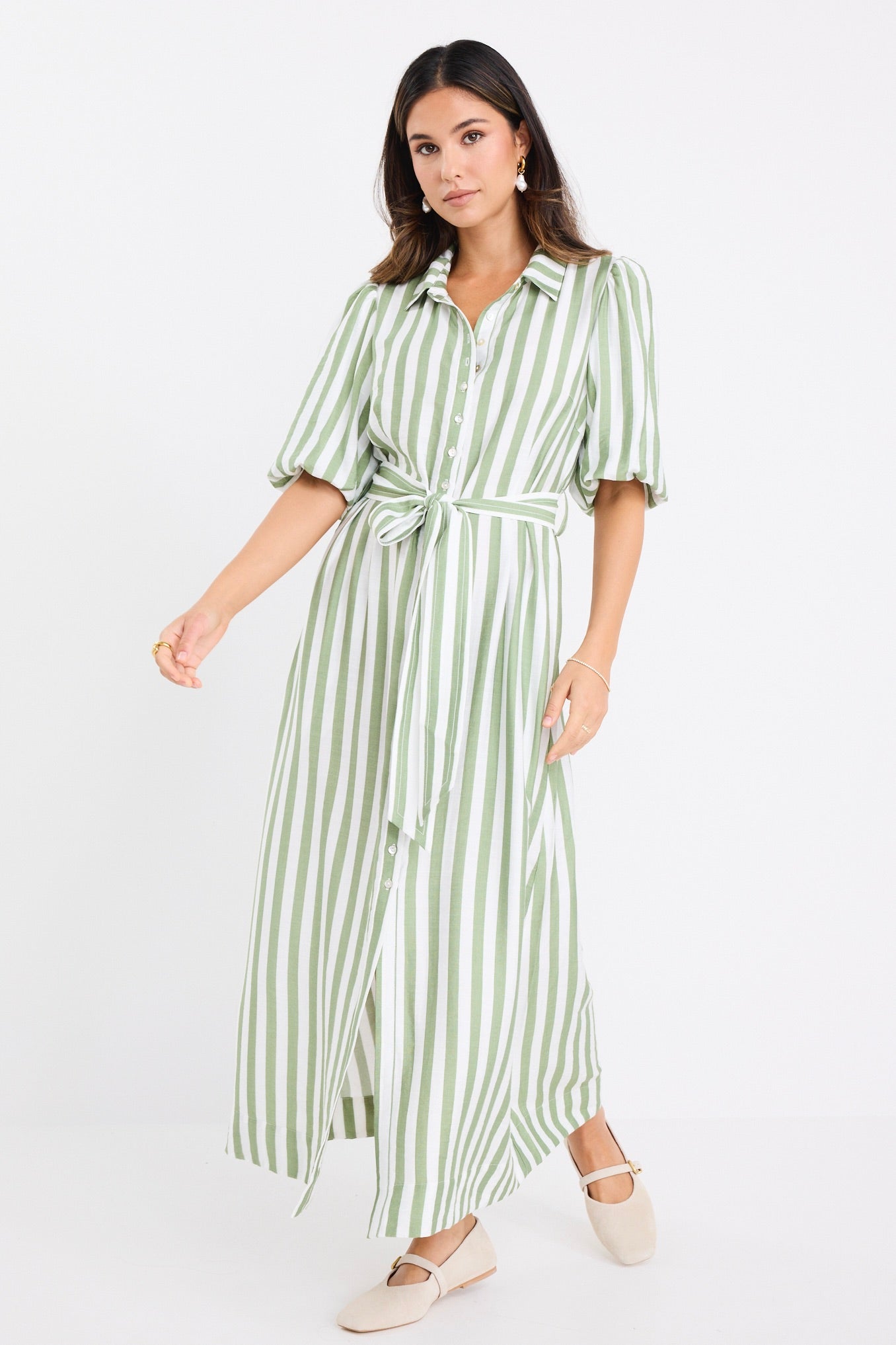 kindred Moss shirt Dress