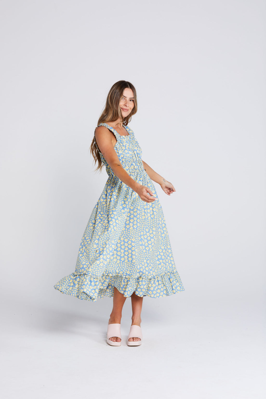 Laramie Dress - Sky Garden