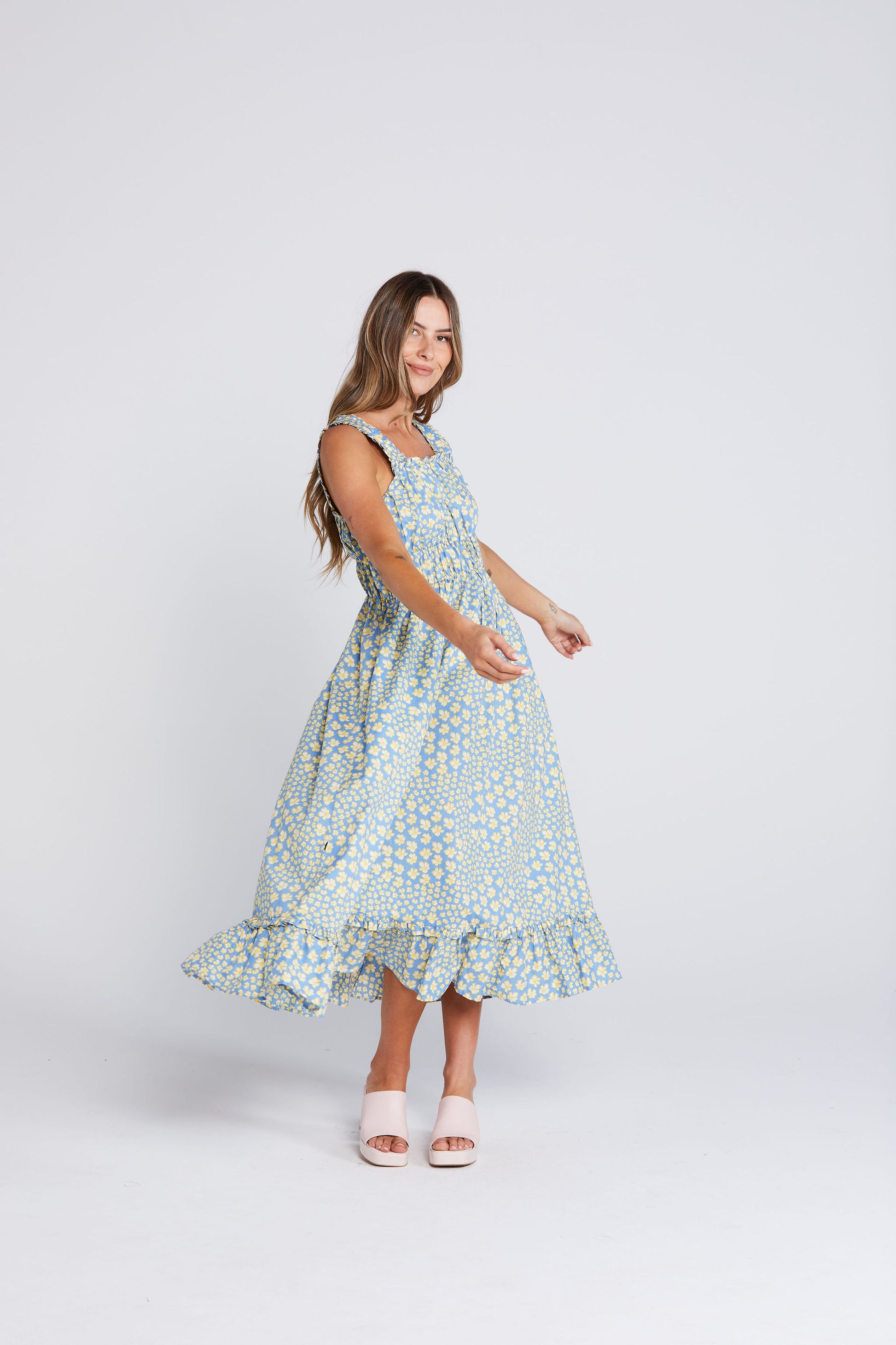 Laramie Dress - Sky Garden
