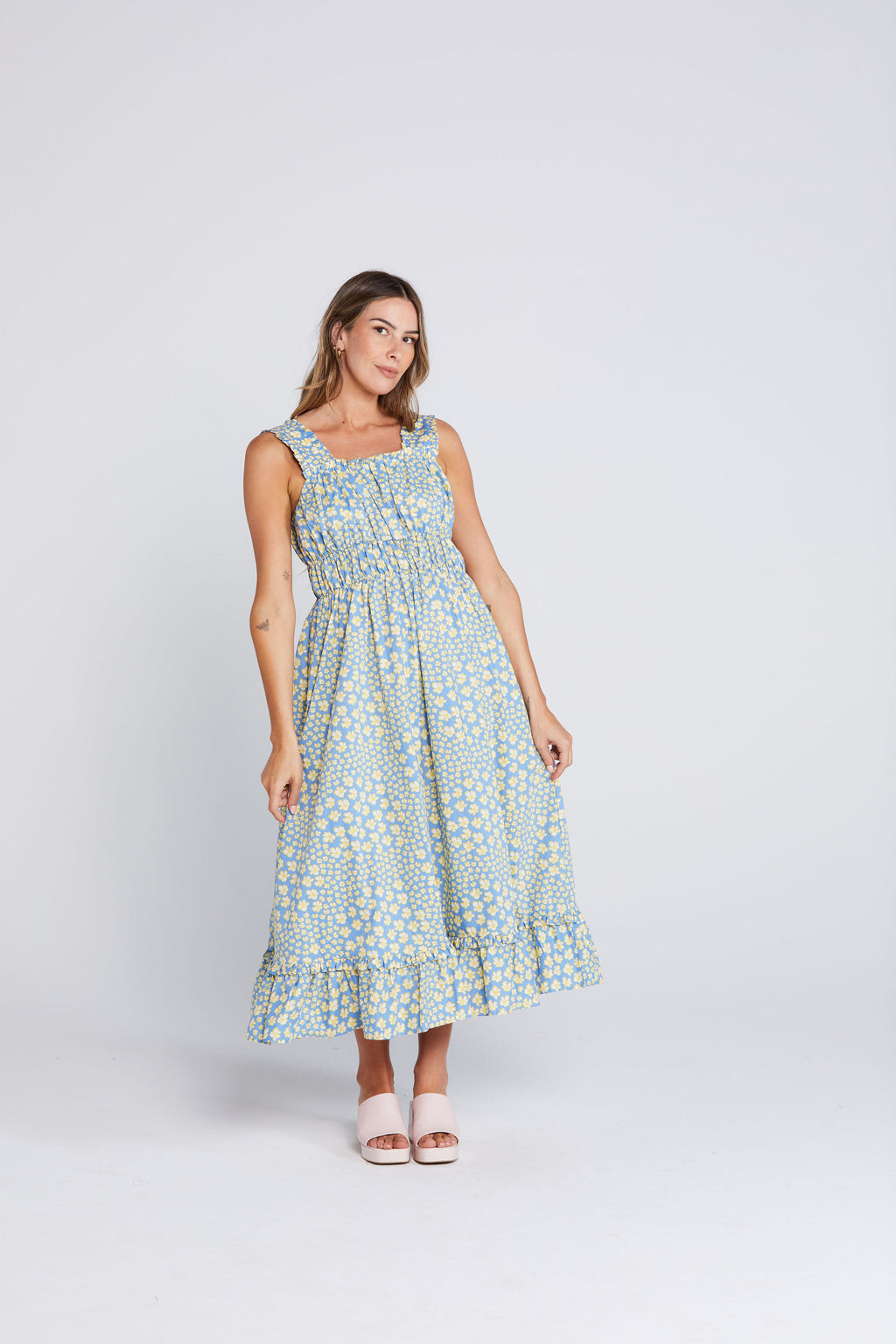 Laramie Dress - Sky Garden