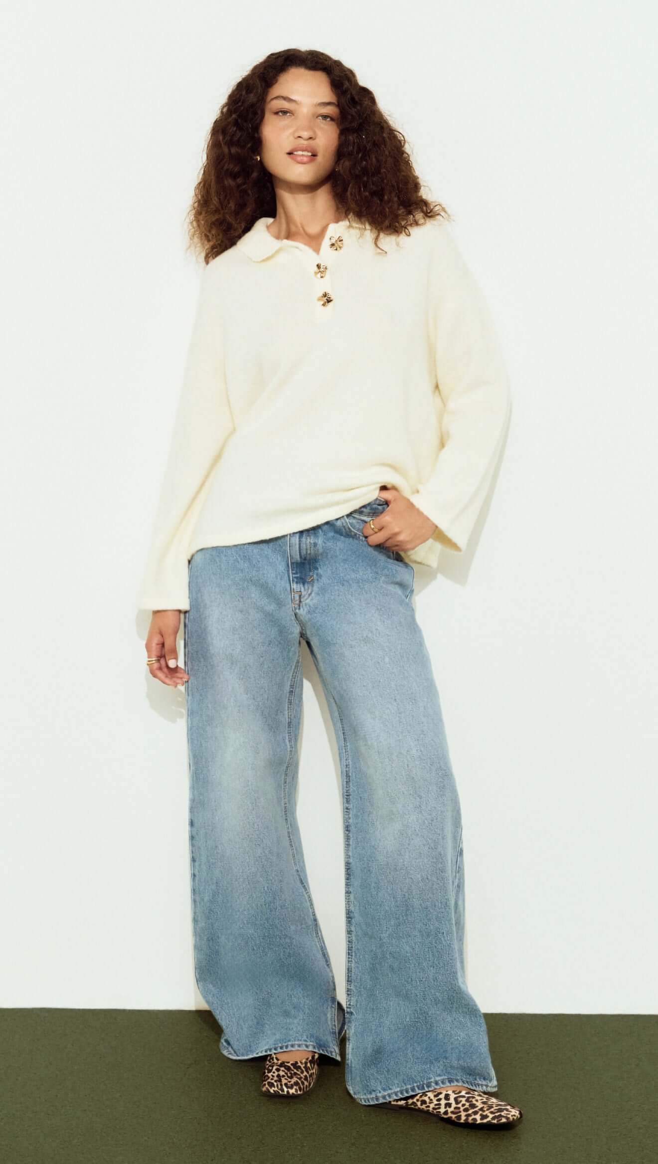 Isla Polo Knit  Mink Pink