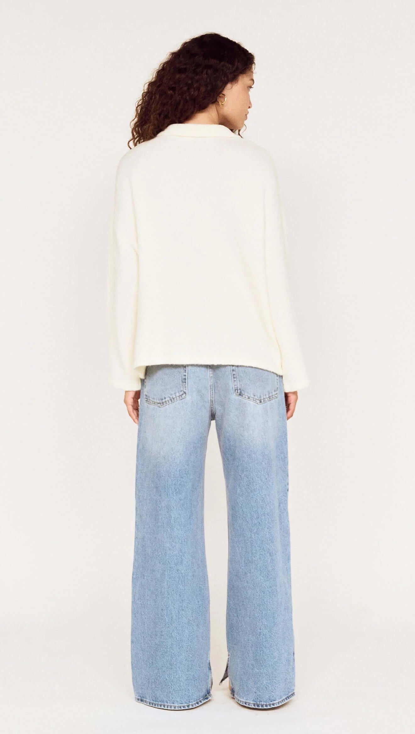 Isla Polo Knit  Mink Pink