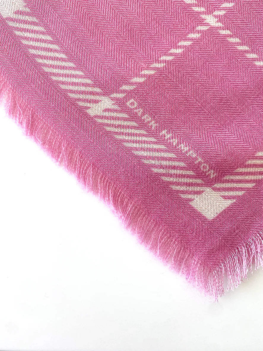 The McRae Wool + Silk Scarf. Dark Hampton