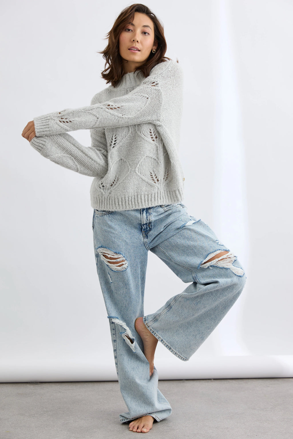 Harlow Sweater in Frost