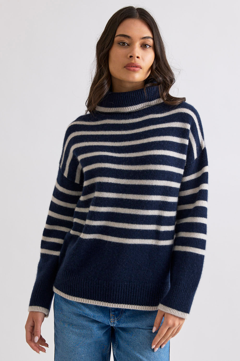 Hunter Stripe Rollneck Mia Fratino