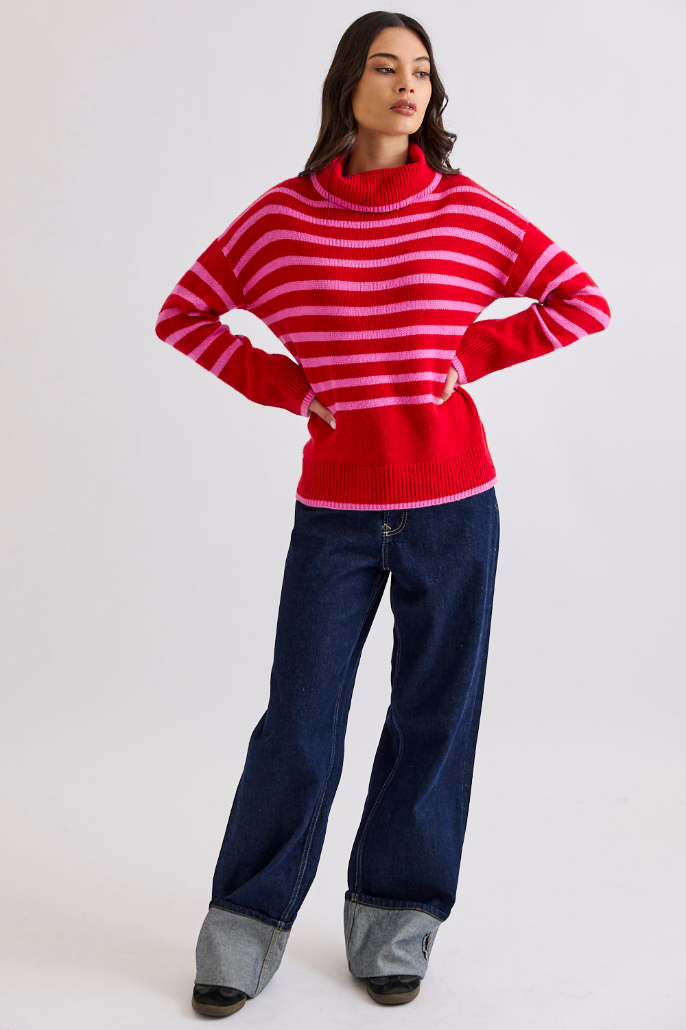 Hunter Stripe Rollneck Mia Fratino