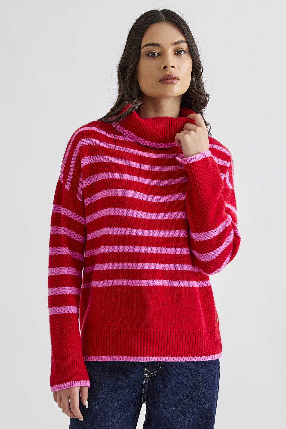 Hunter Stripe Rollneck Mia Fratino