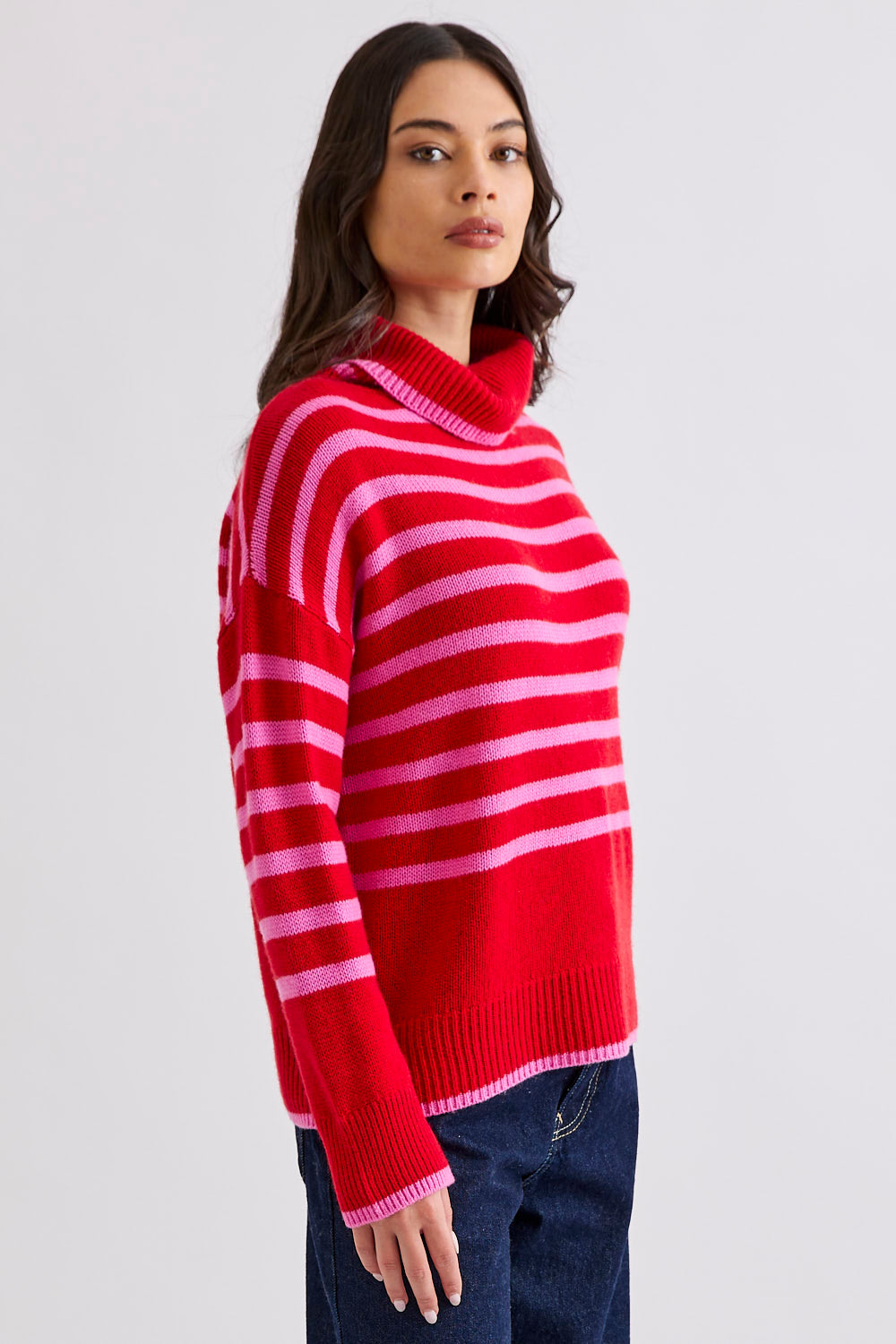 Hunter Stripe Rollneck Mia Fratino