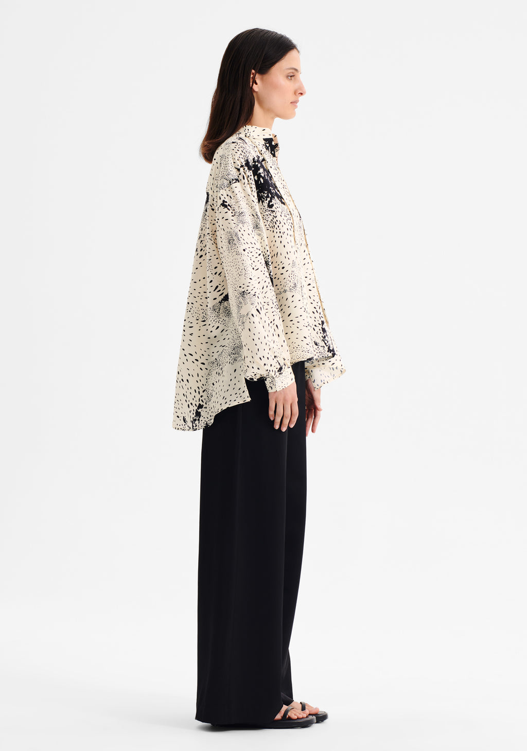 Florian Swing Shirt Ecru Print Morrison