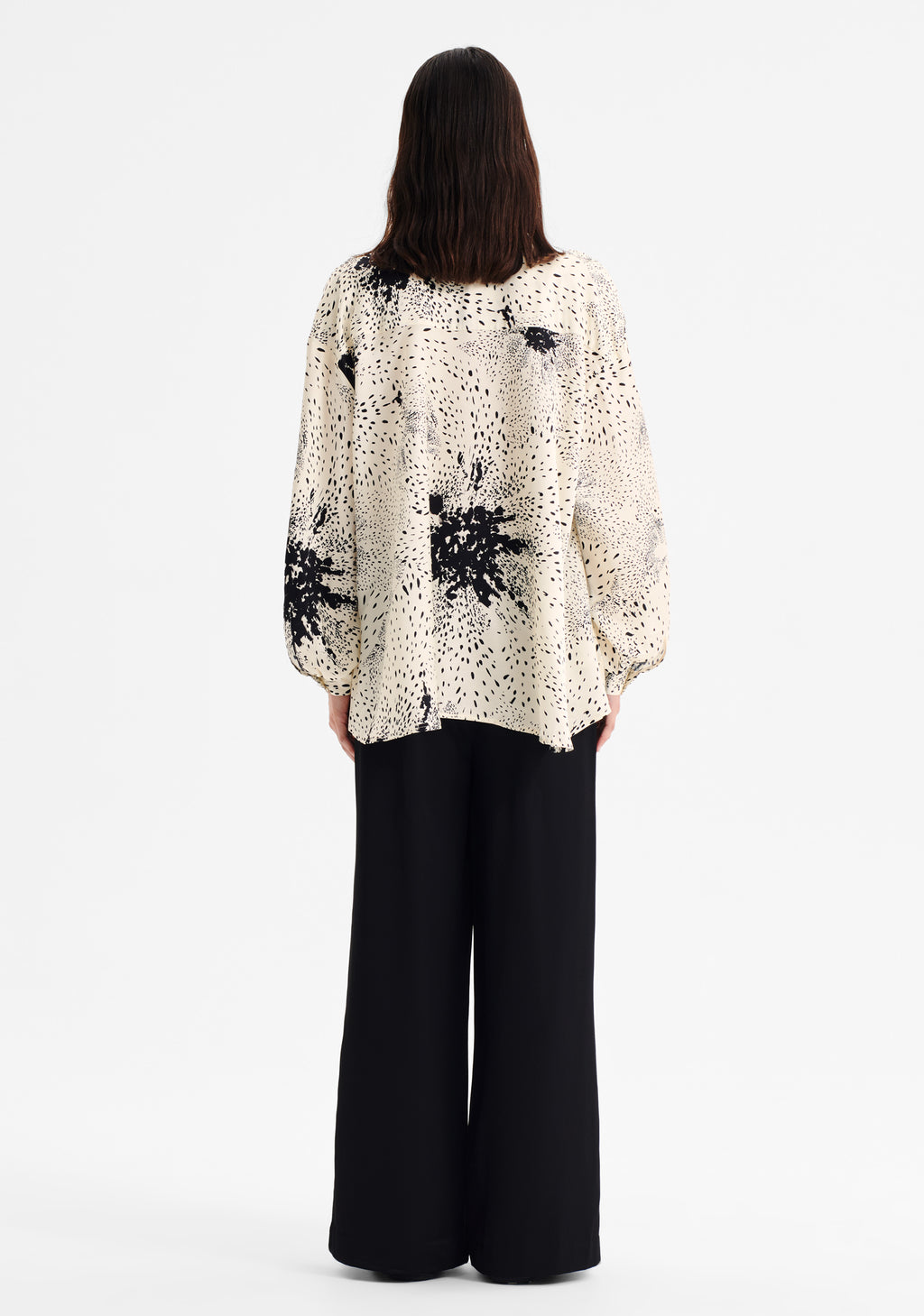 Florian Swing Shirt Ecru Print Morrison