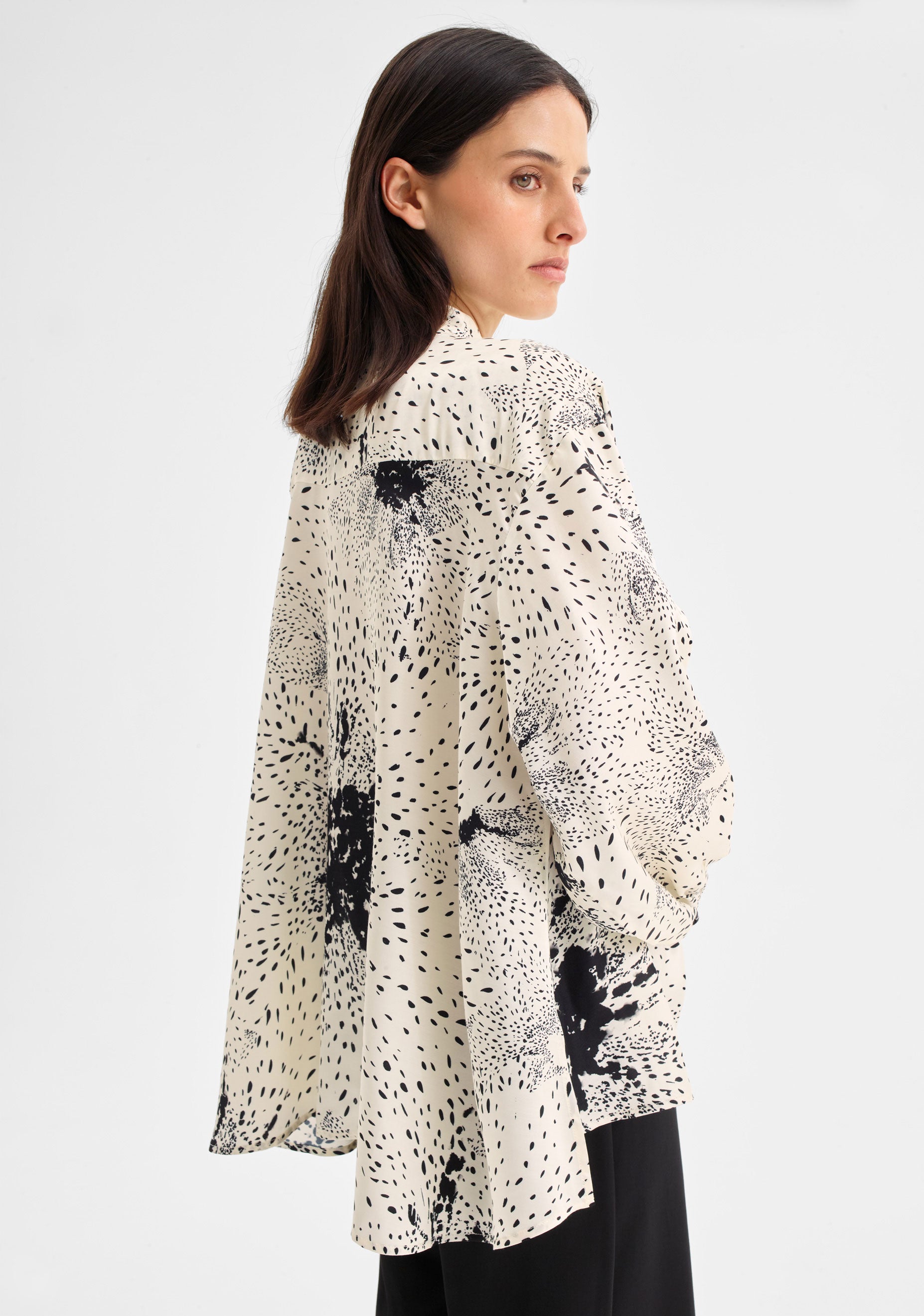 Florian Swing Shirt Ecru Print Morrison