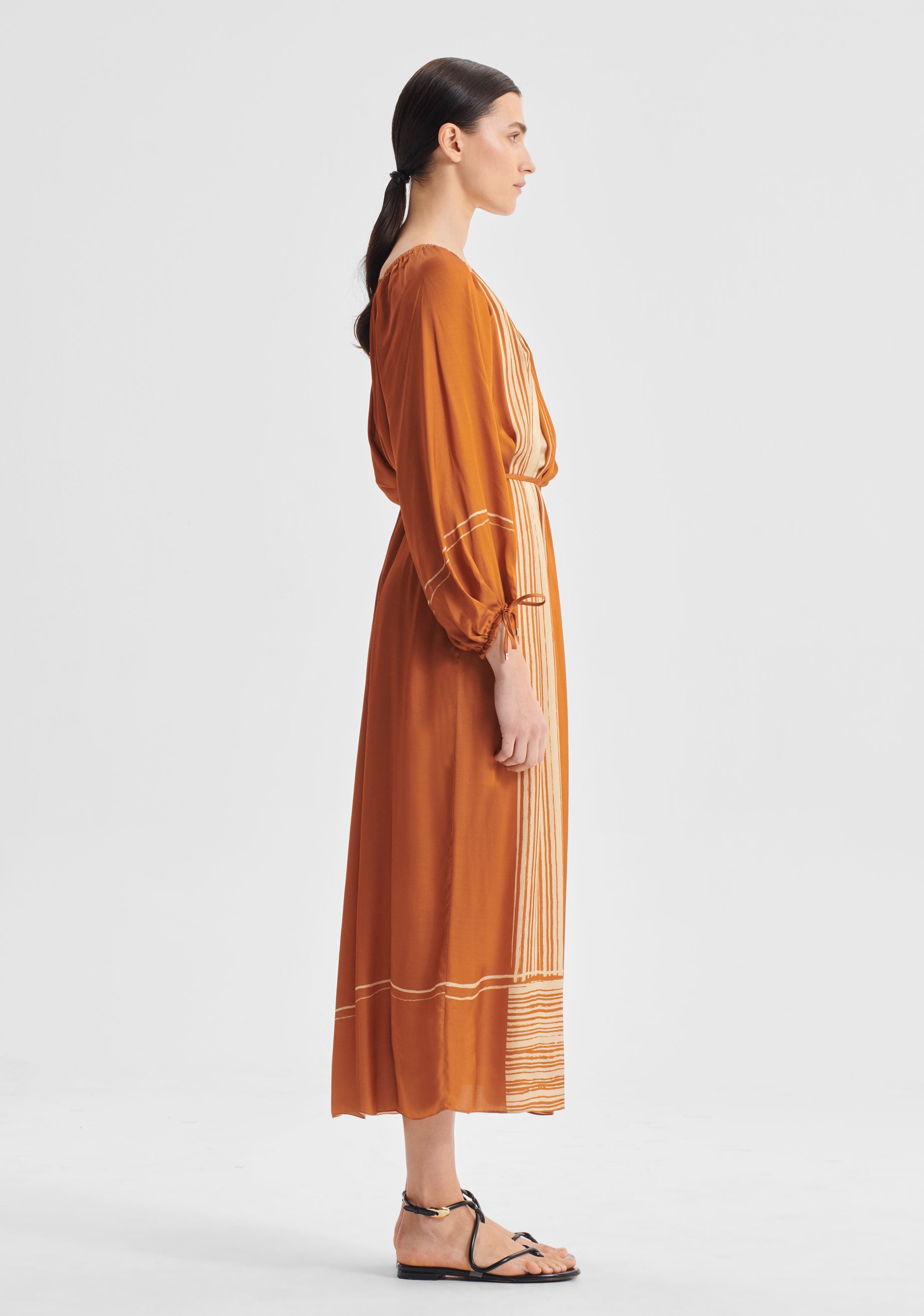 Aries One Shoulder Dress Spice