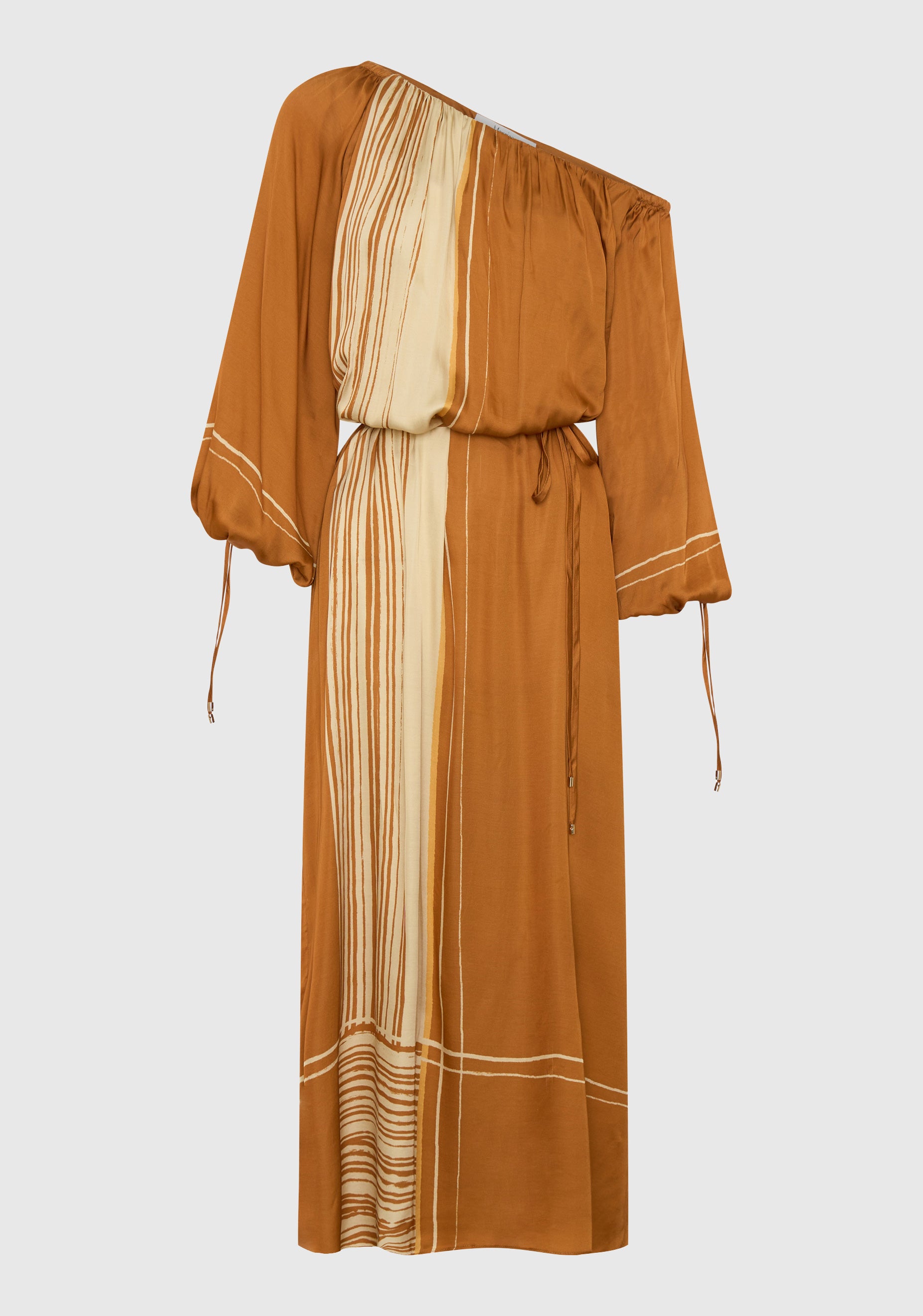 Aries One Shoulder Dress Spice