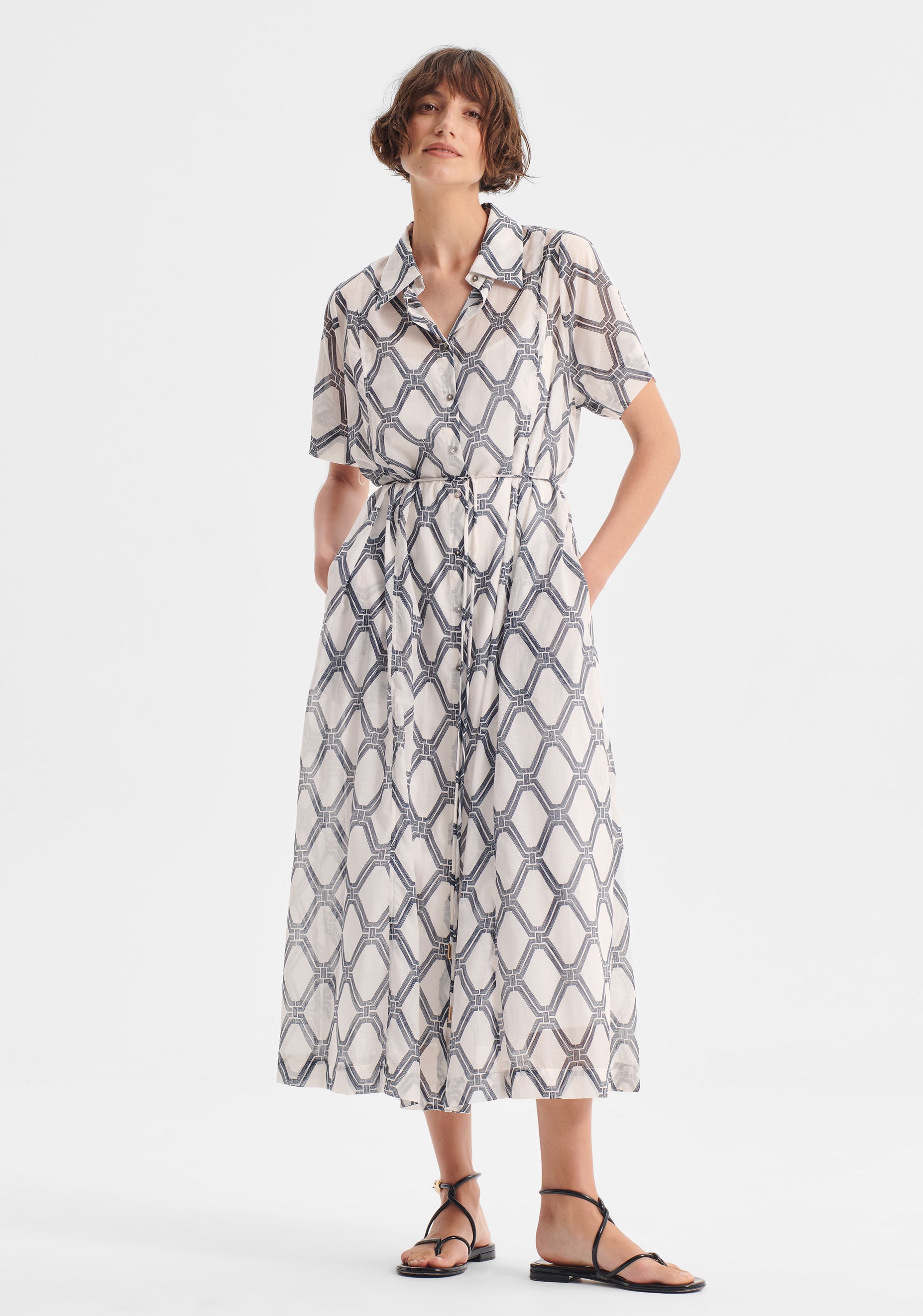 Arlo Shirt Dress Cream Morrison
