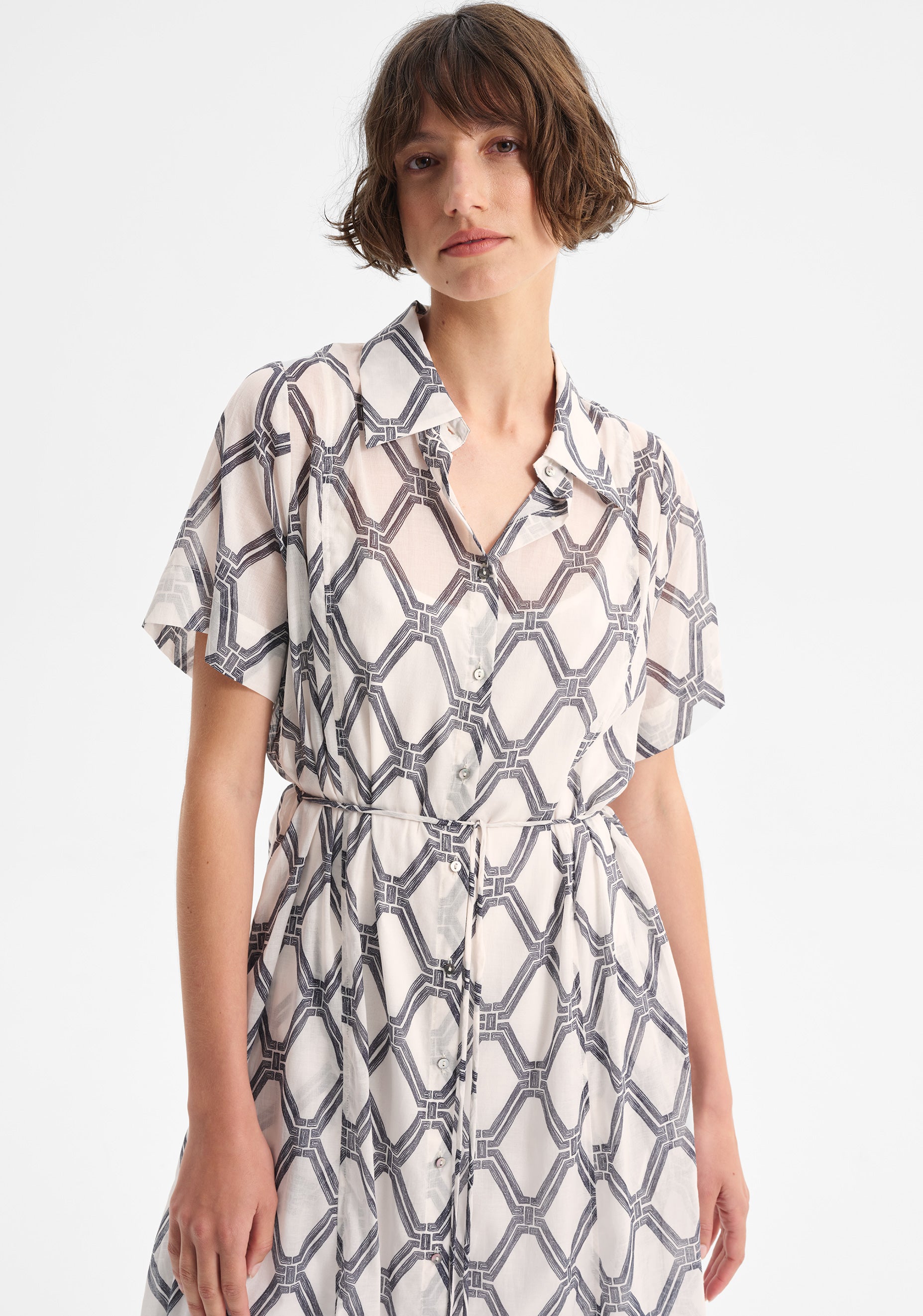 Arlo Shirt Dress Cream Morrison