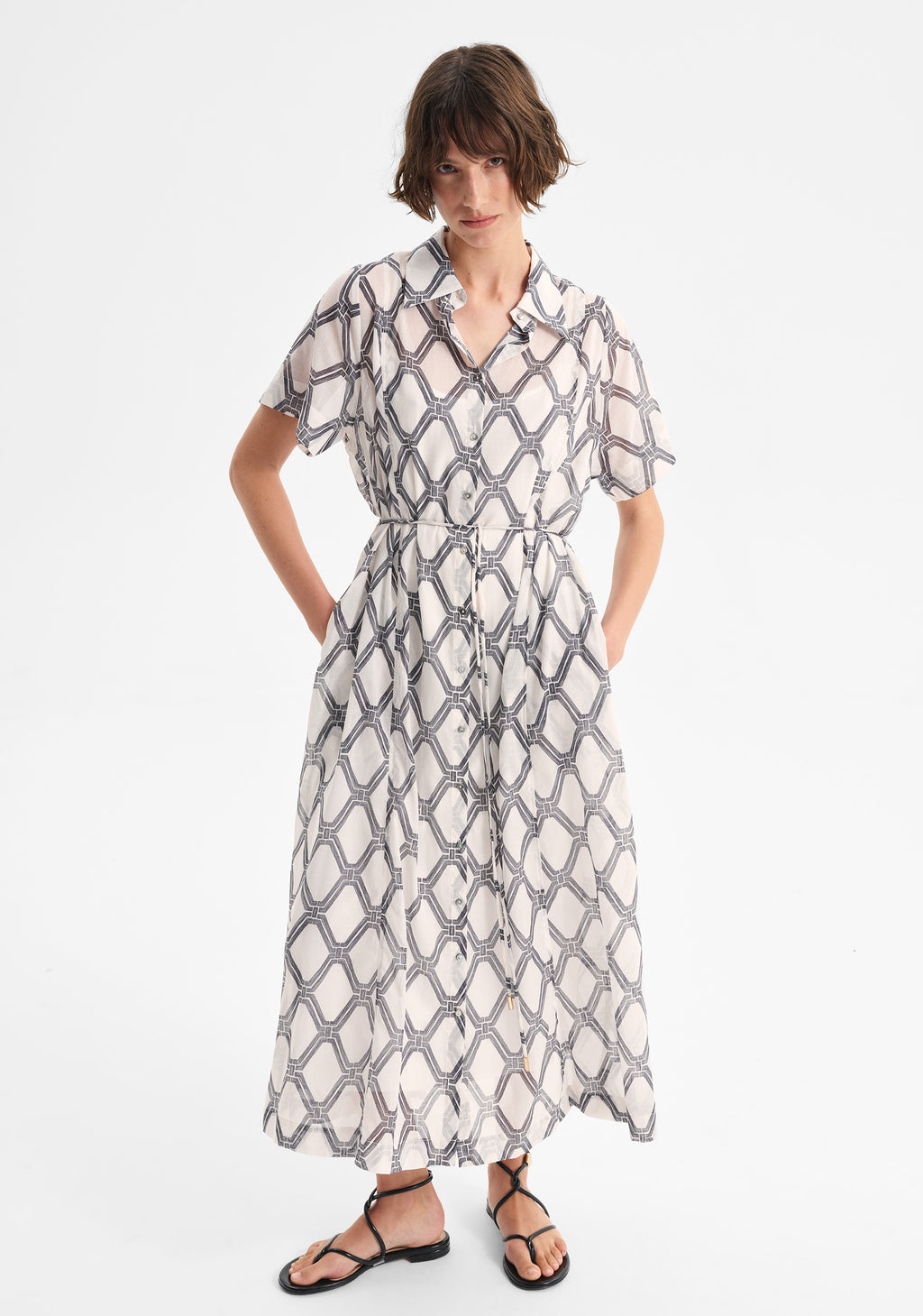 Arlo Shirt Dress Cream Morrison