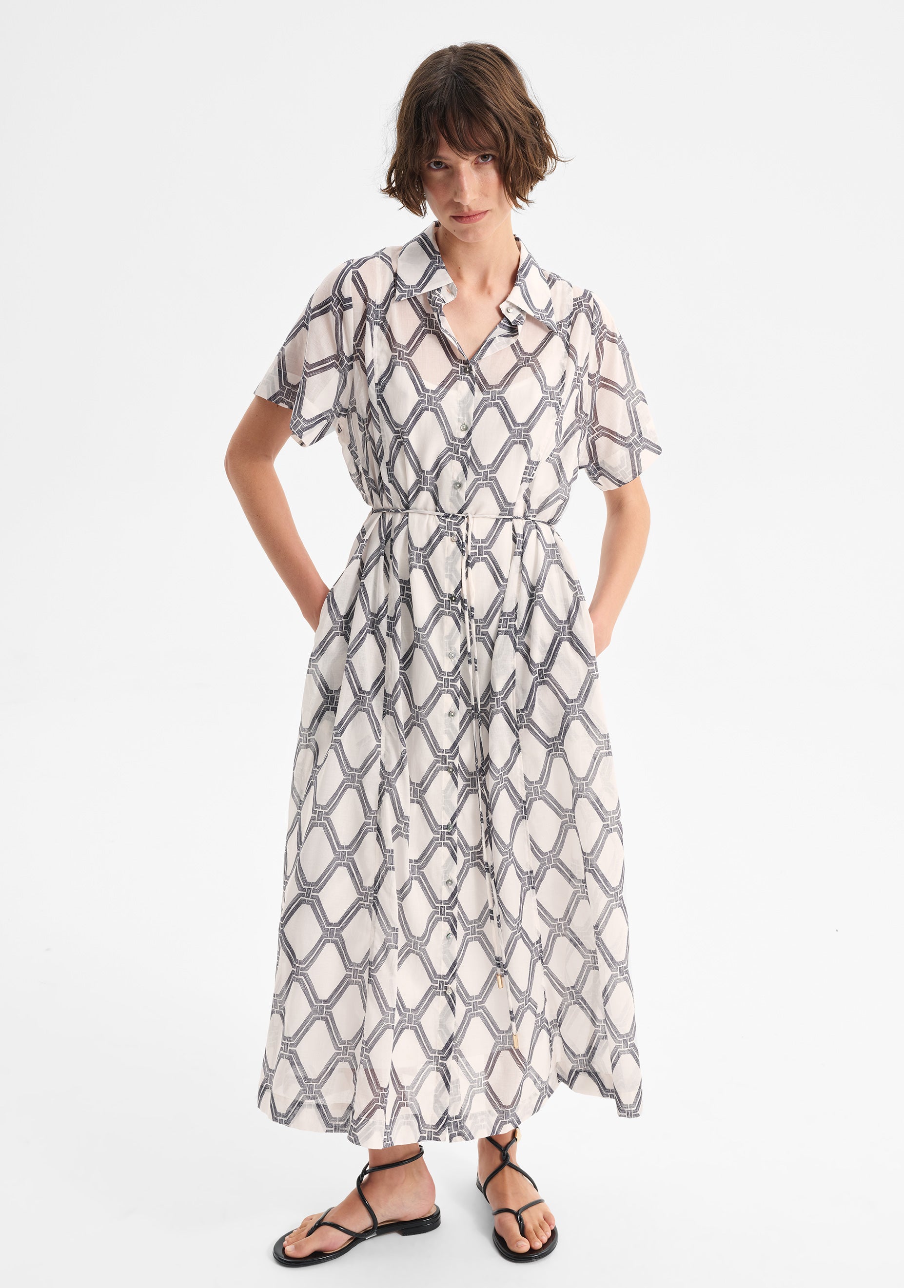 Arlo Shirt Dress Cream Morrison