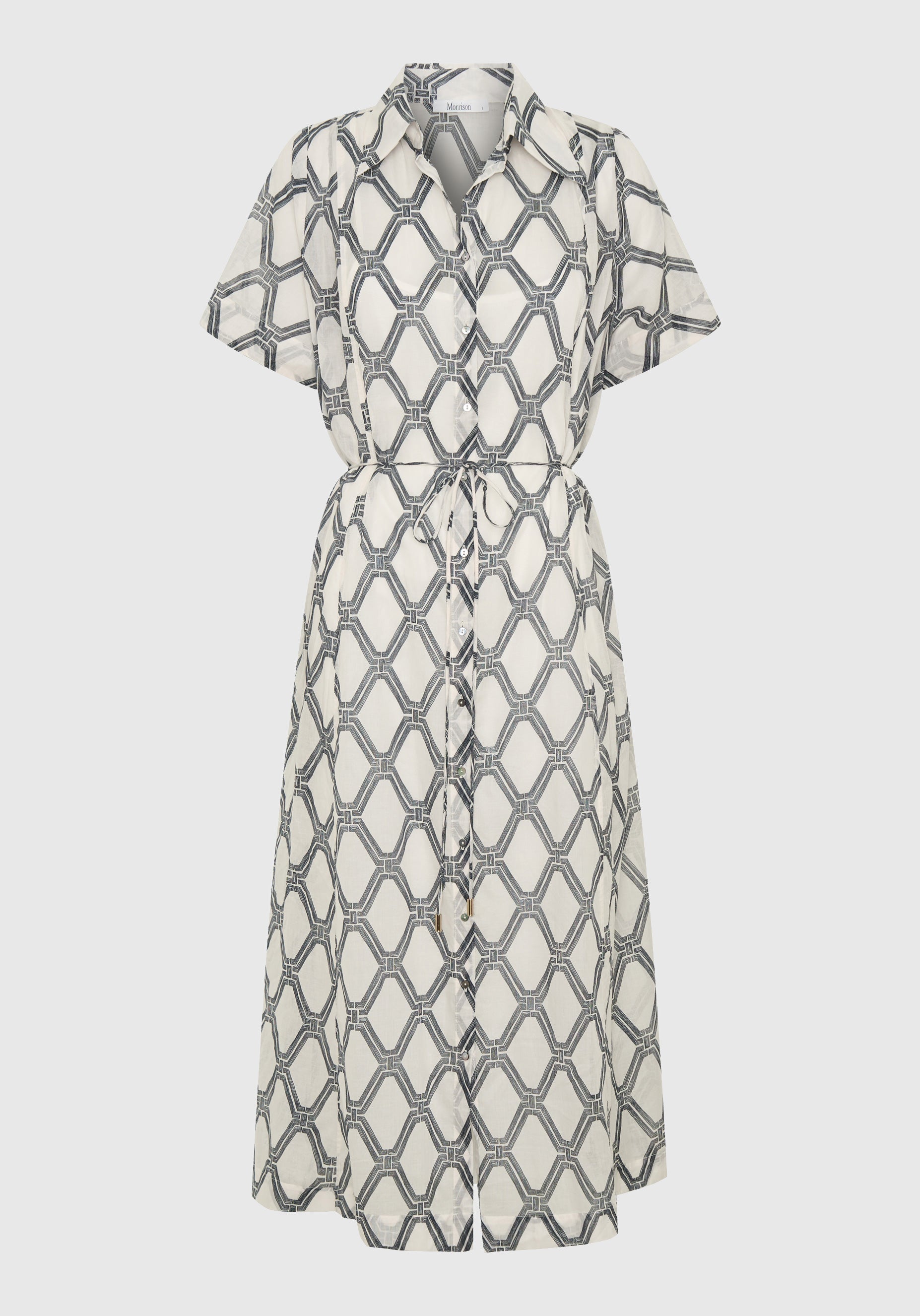 Arlo Shirt Dress Cream Morrison
