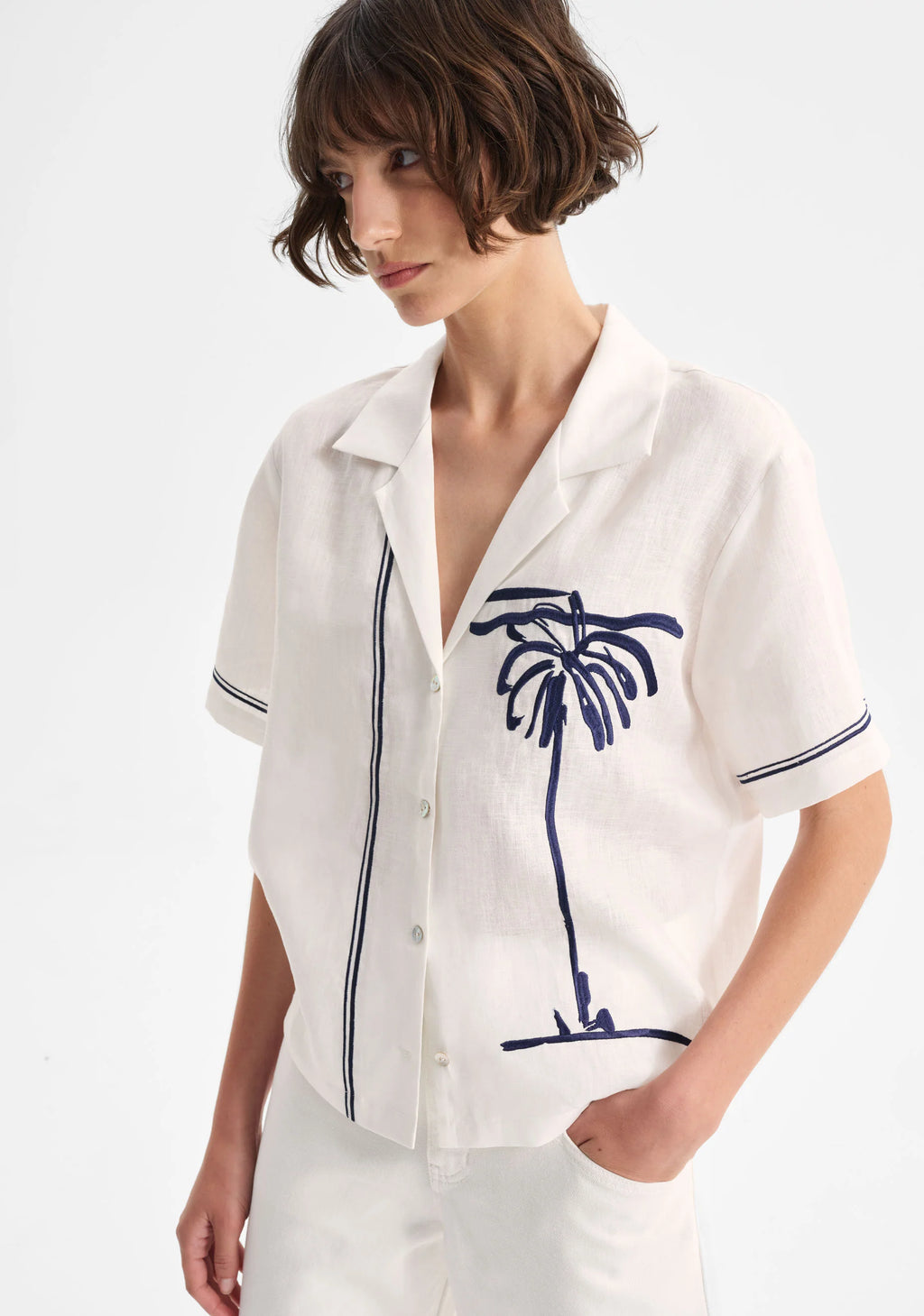 Capri Linen Shirt. Morrison