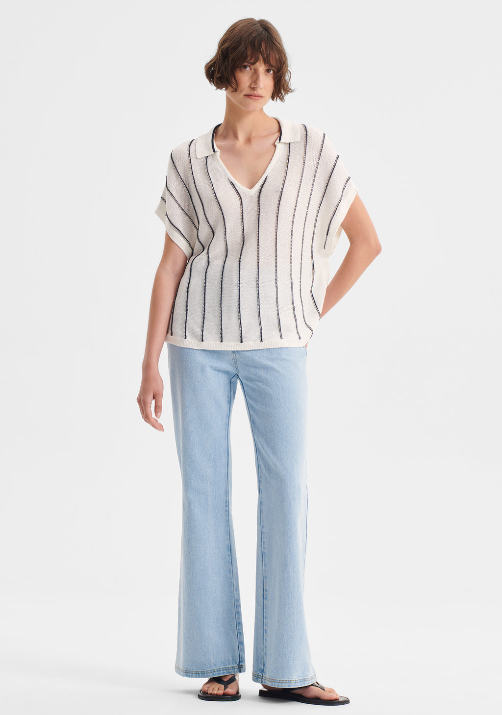 Pippa Knit Polo Morrison