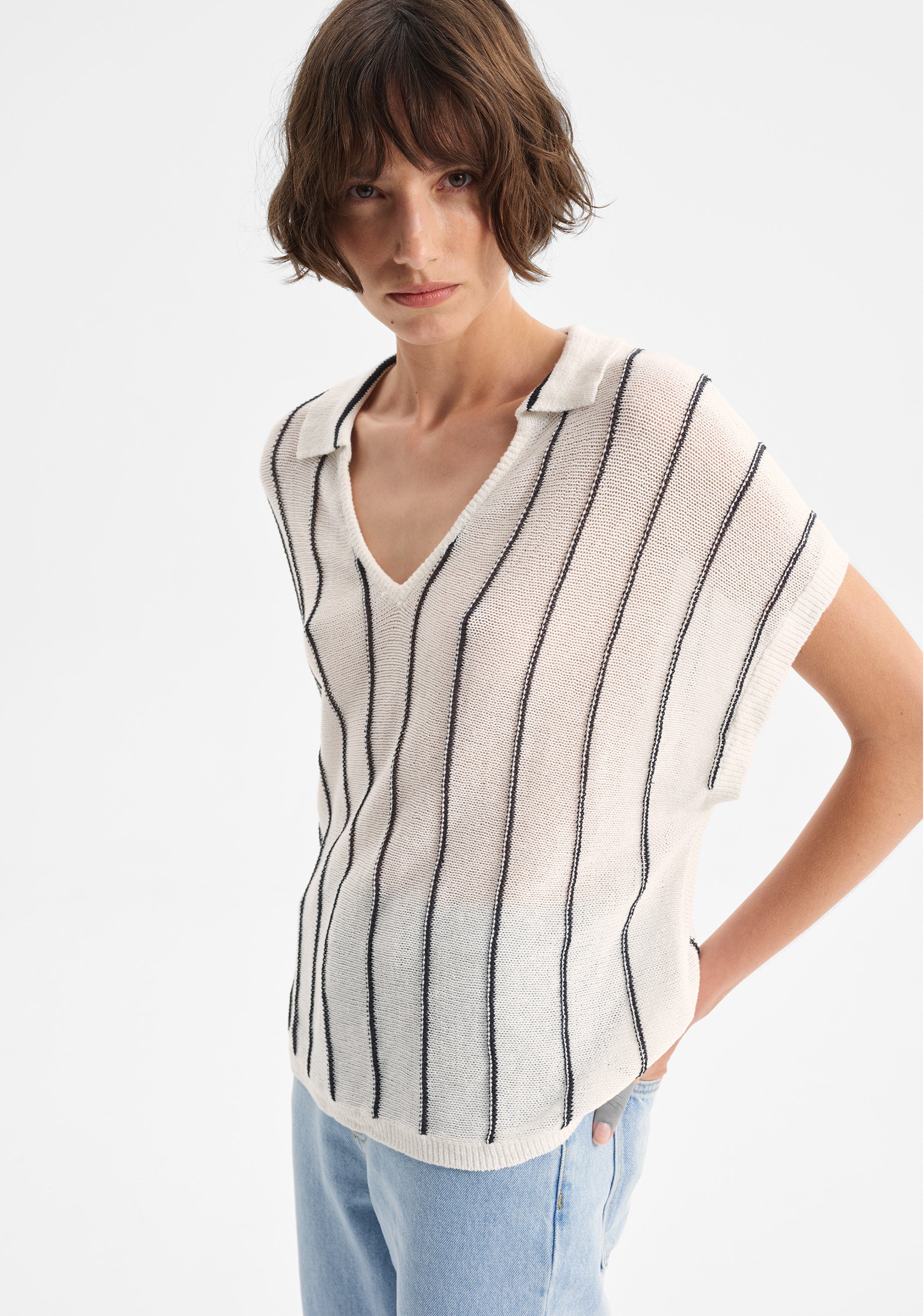 Pippa Knit Polo Morrison