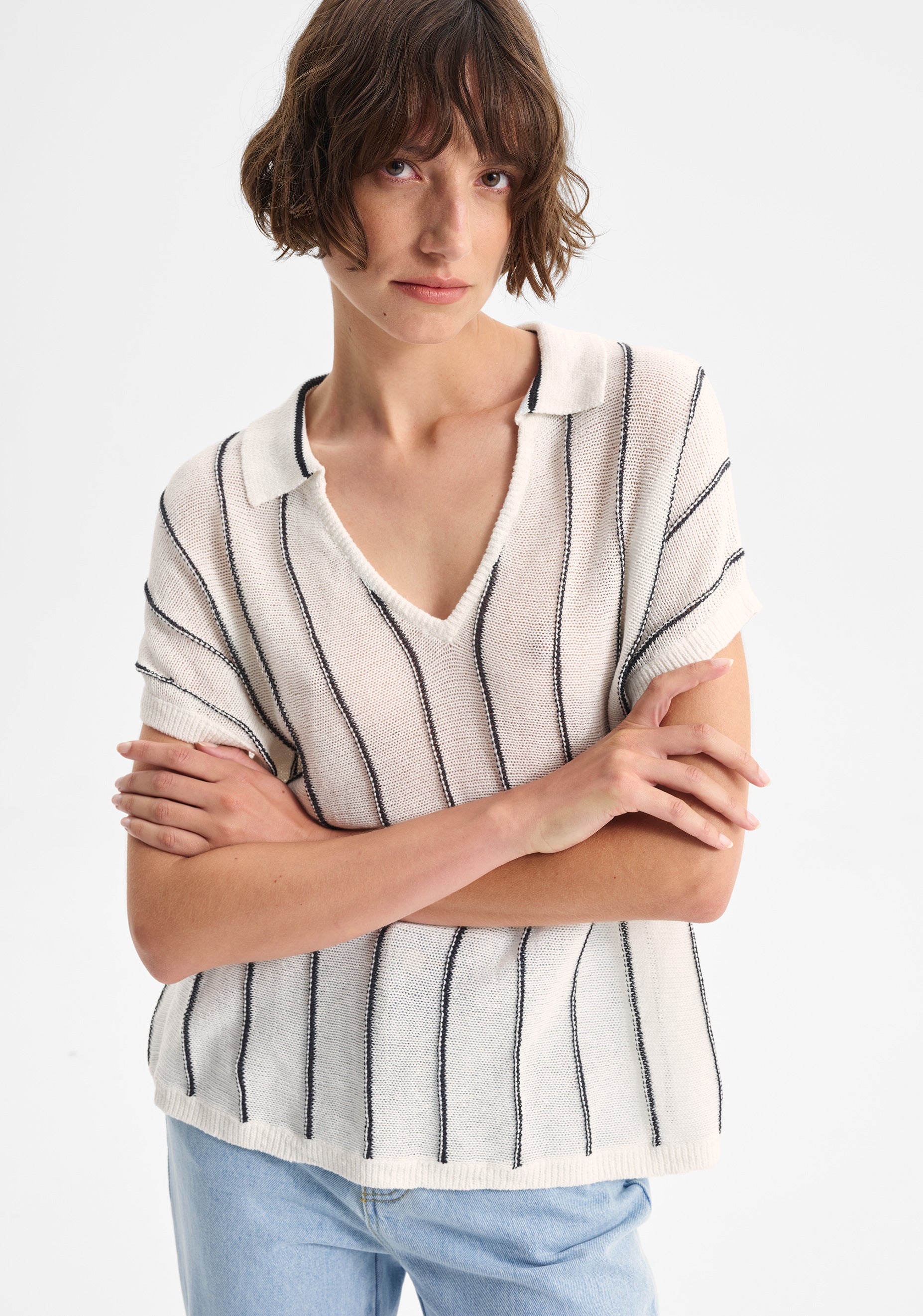 Pippa Knit Polo Morrison