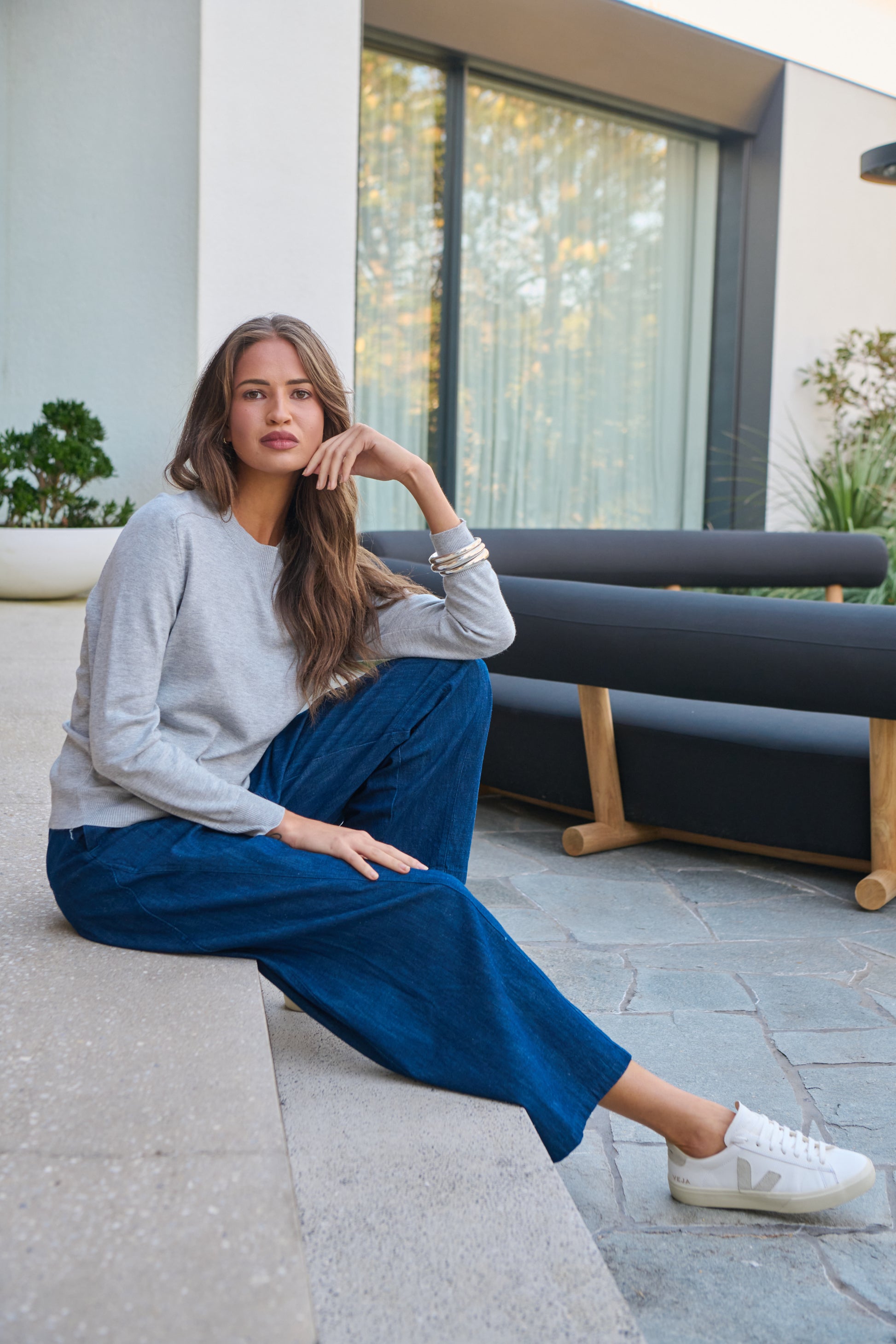 GA676  Linen Pants Naturals