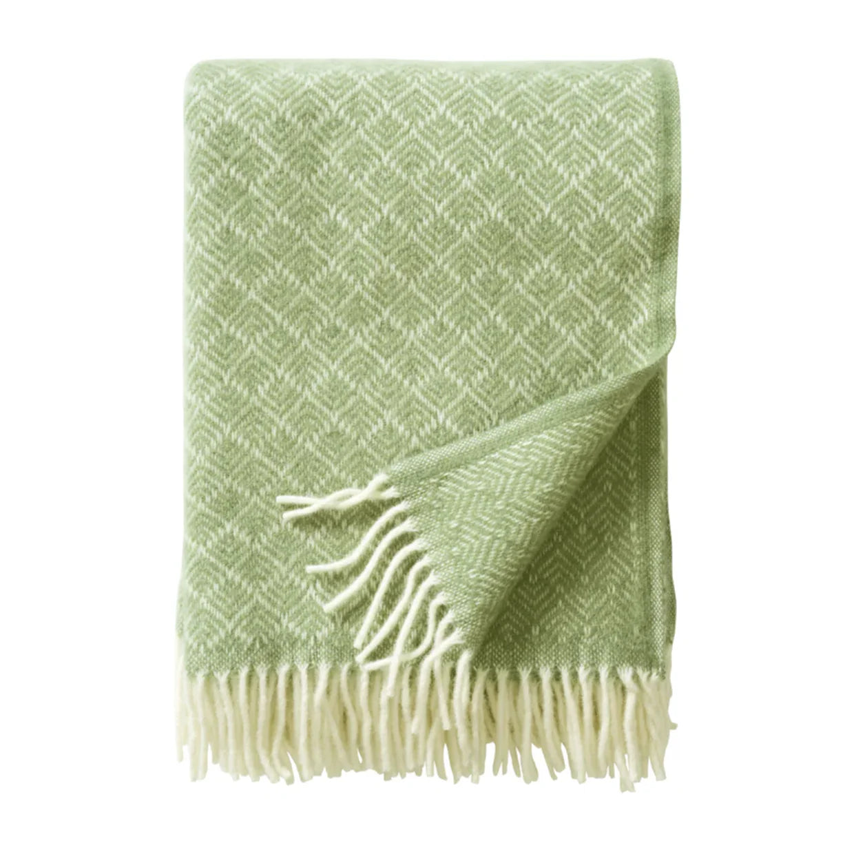 Pampas Throw Green. Klippan