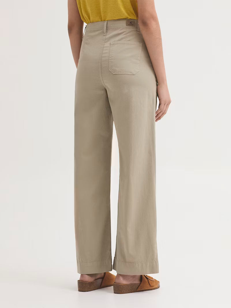 Wide Leg Cotton Satin Pants - Nice Things