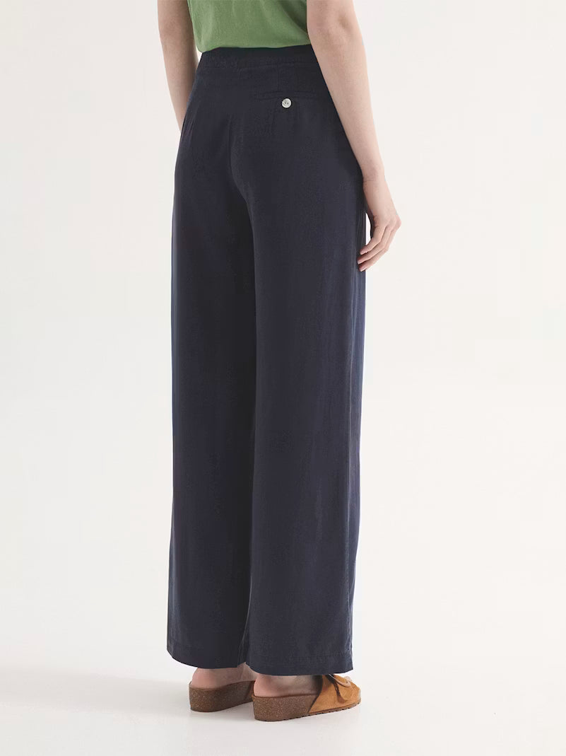 Overdyed Tencel Pleat-Front Trouser - Nice Things