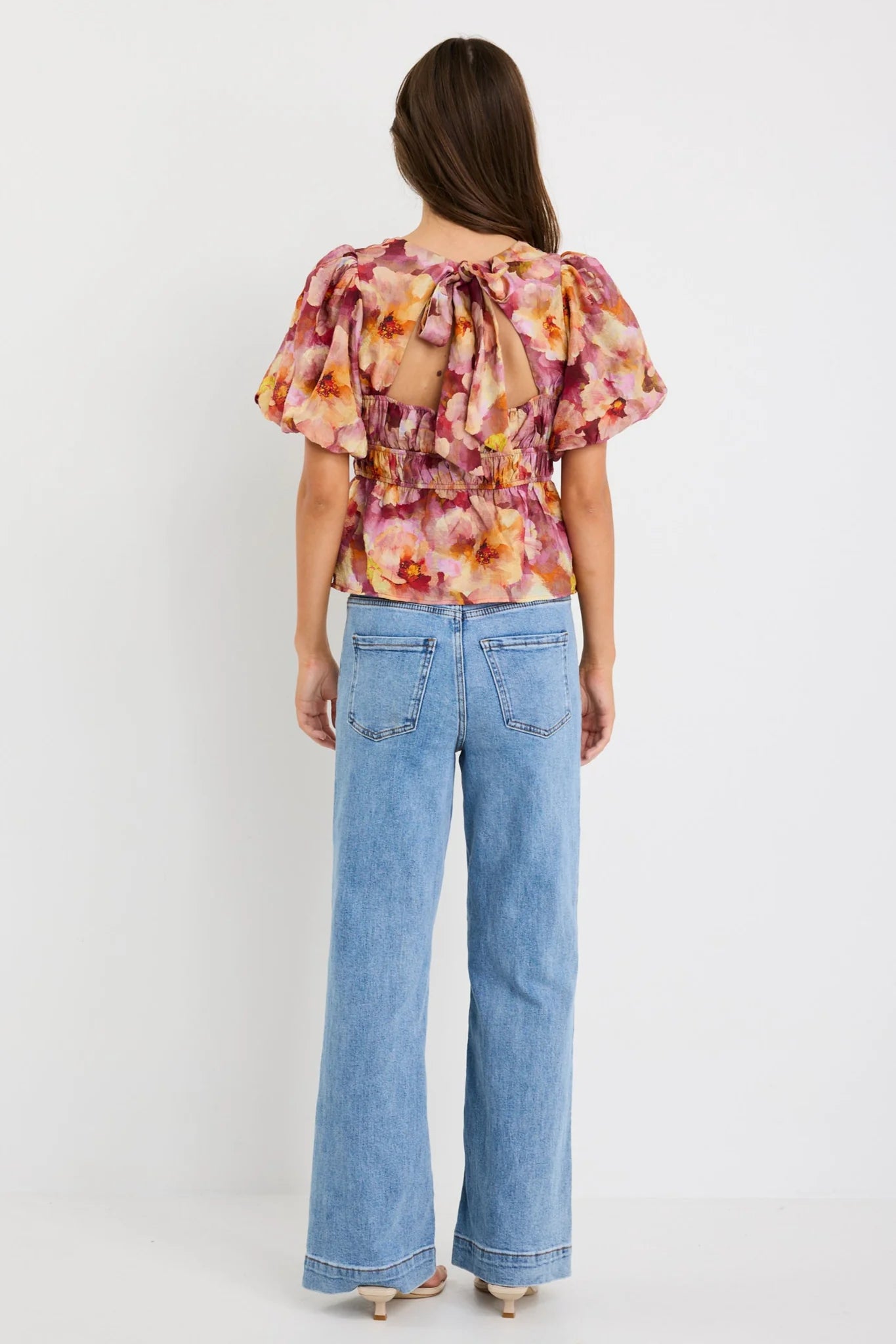Provoke Bubble Sleeve top