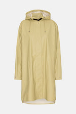 Light Detachable Hood Coat in Olive/Grass