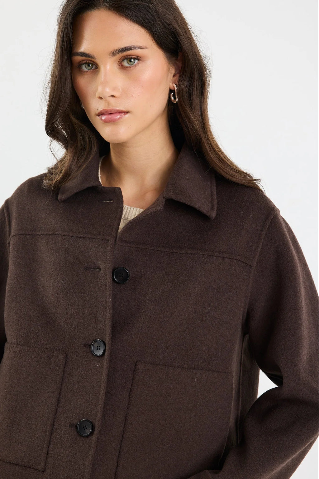 Ranger Marle Wool Blend Soft Jacket. By Rosa